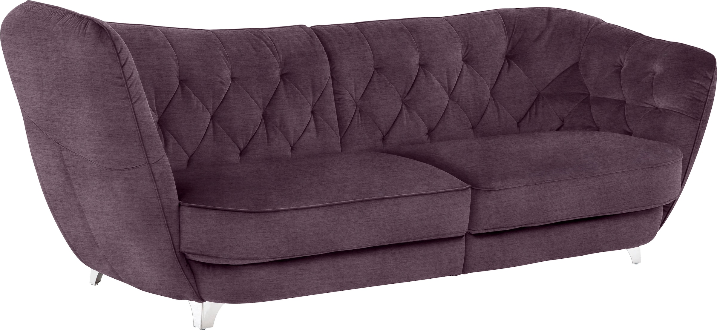 Leonique Big-Sofa "Retro", stylischer Hochlehner günstig online kaufen