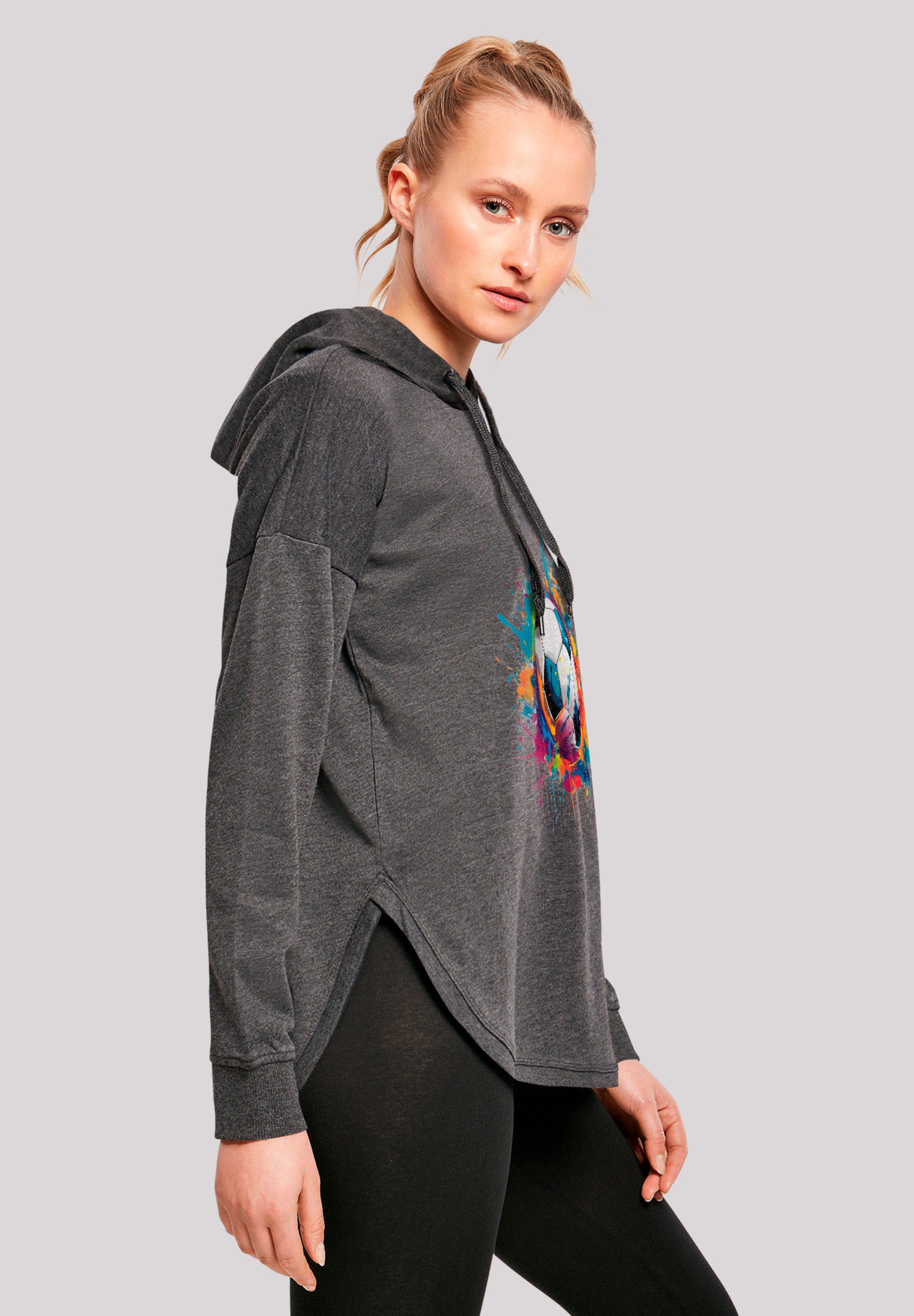 F4NT4STIC Kapuzenpullover »Bunte Fußball Grafik«, Premium Qualität