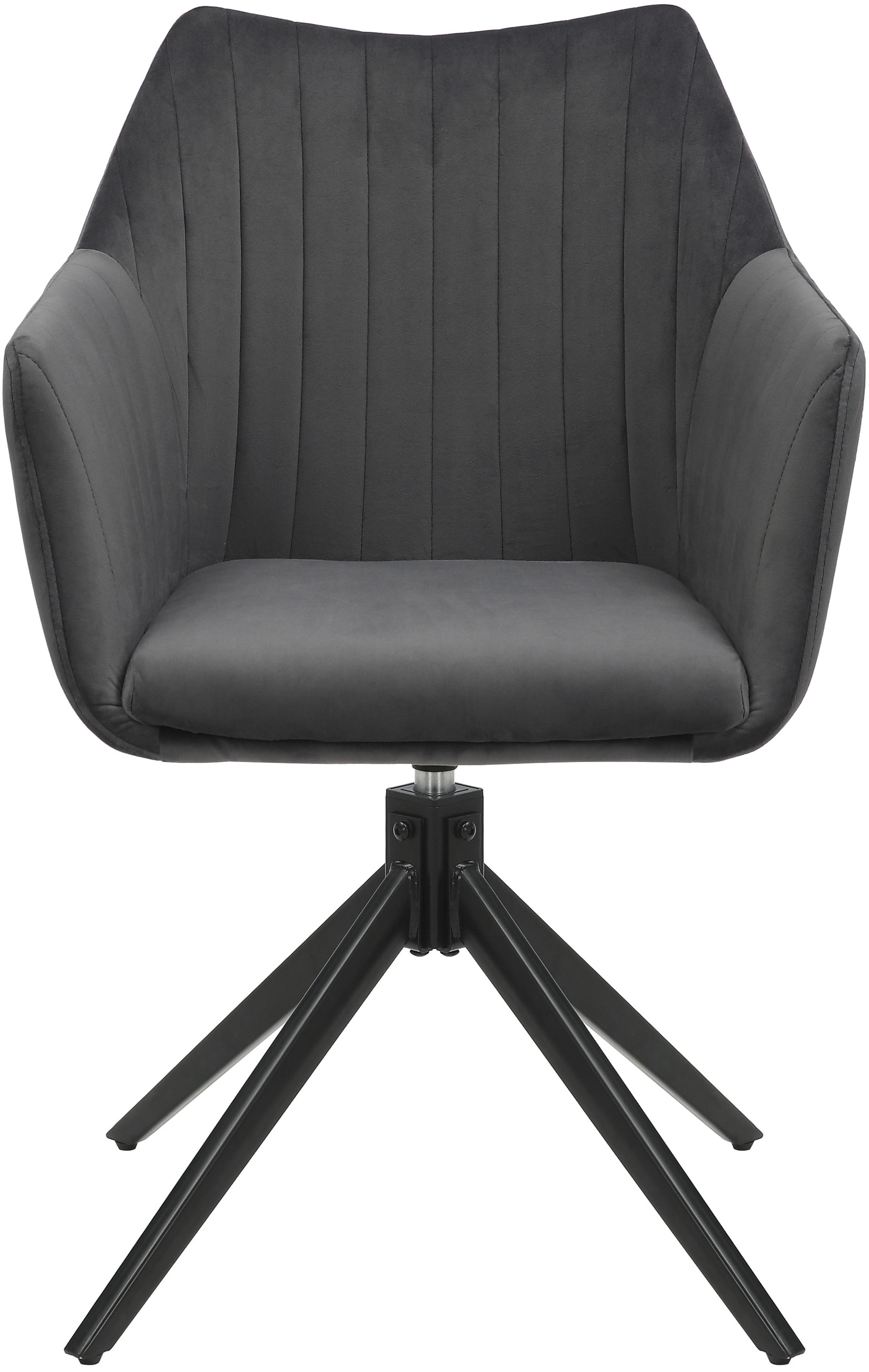 Home affaire Esszimmerstuhl »TAMPAST1, TOPSELLER!«, (Set), 2 St., Samtvelours, mit Drehfunktion 360 Grad