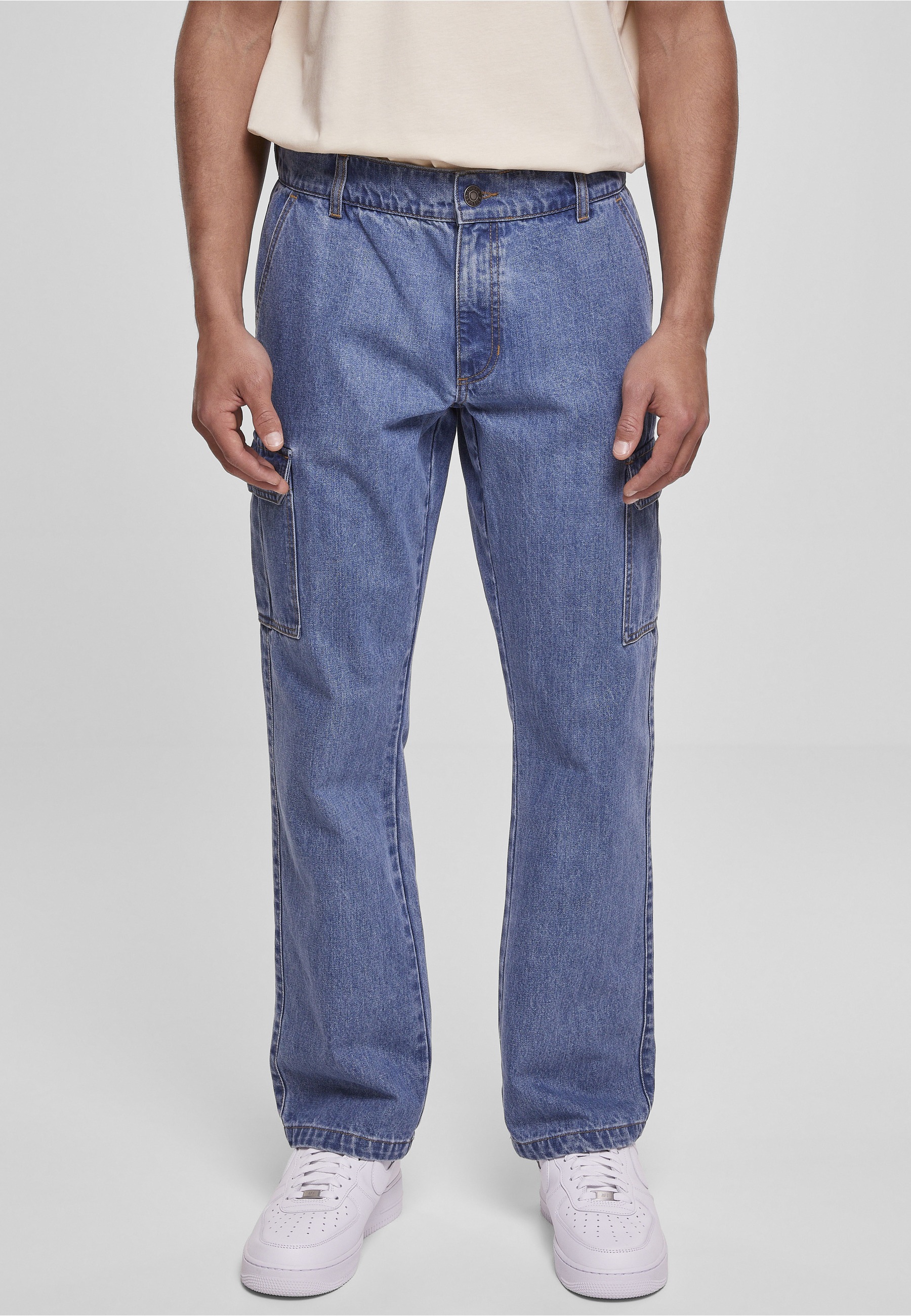 URBAN CLASSICS Bequeme Jeans »Urban Classics Herren Straight Leg Cargo Jeans«