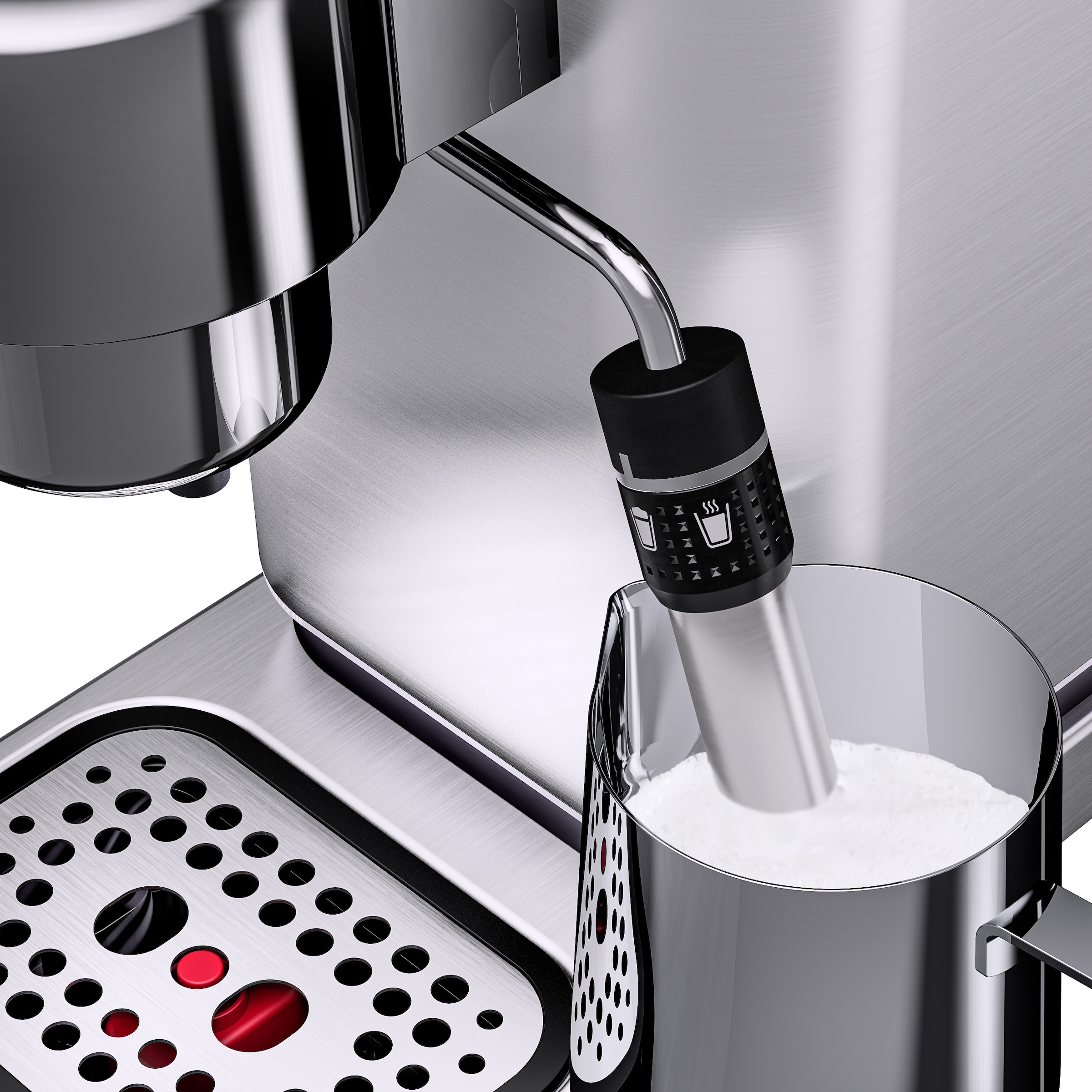 WMF Espressomaschine »Lumero«, kompakt, dezente LED-Beleuchtung, 15 bar, 1350 Watt, Milchschaumdüse