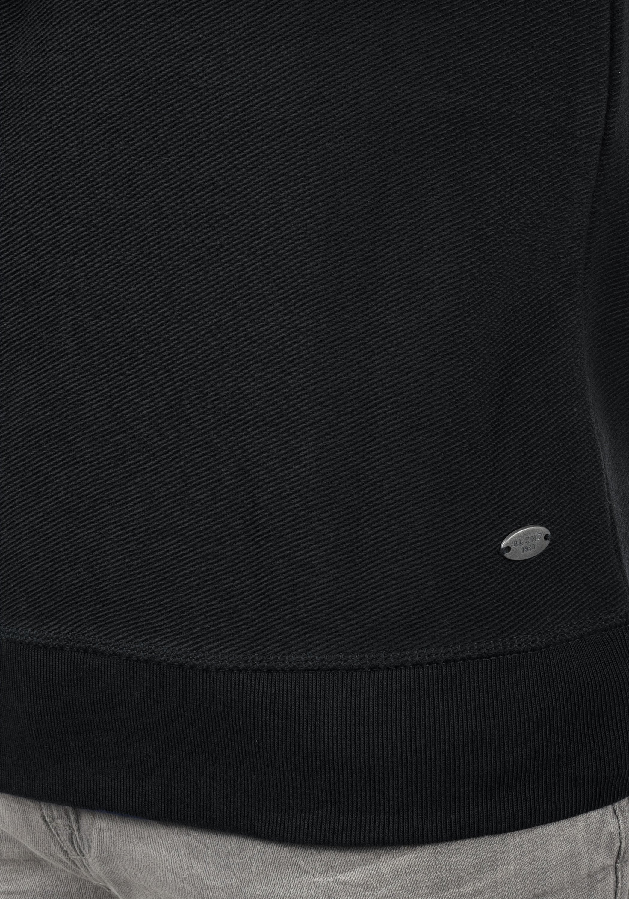 Blend Longpullover »BHFalk« Sweatpullover mit Metallbadge