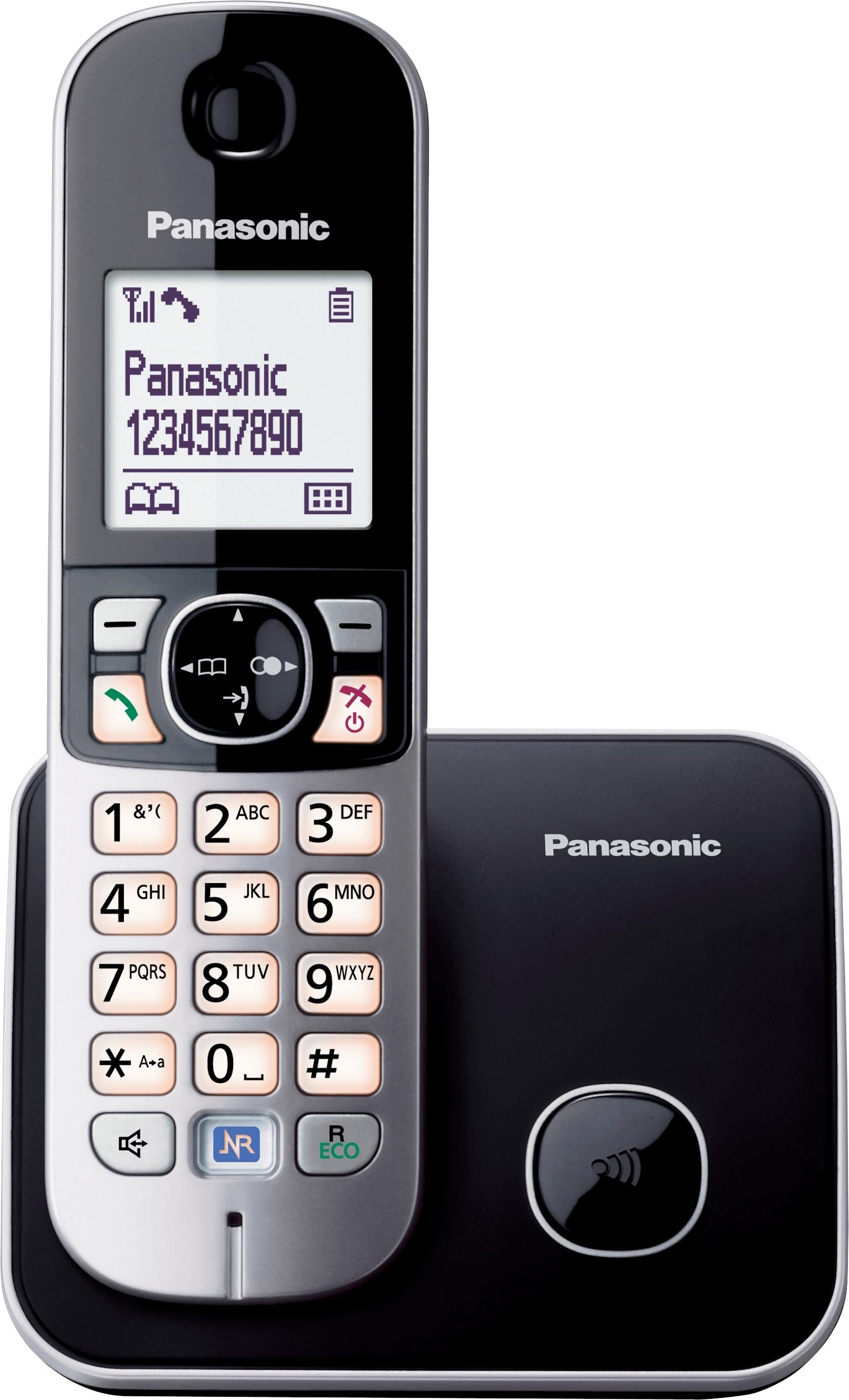 Schnurloses DECT-Telefon »KX-TG6811GS«, (Mobilteile: 1), mit Anrufer- und Wahlsperre