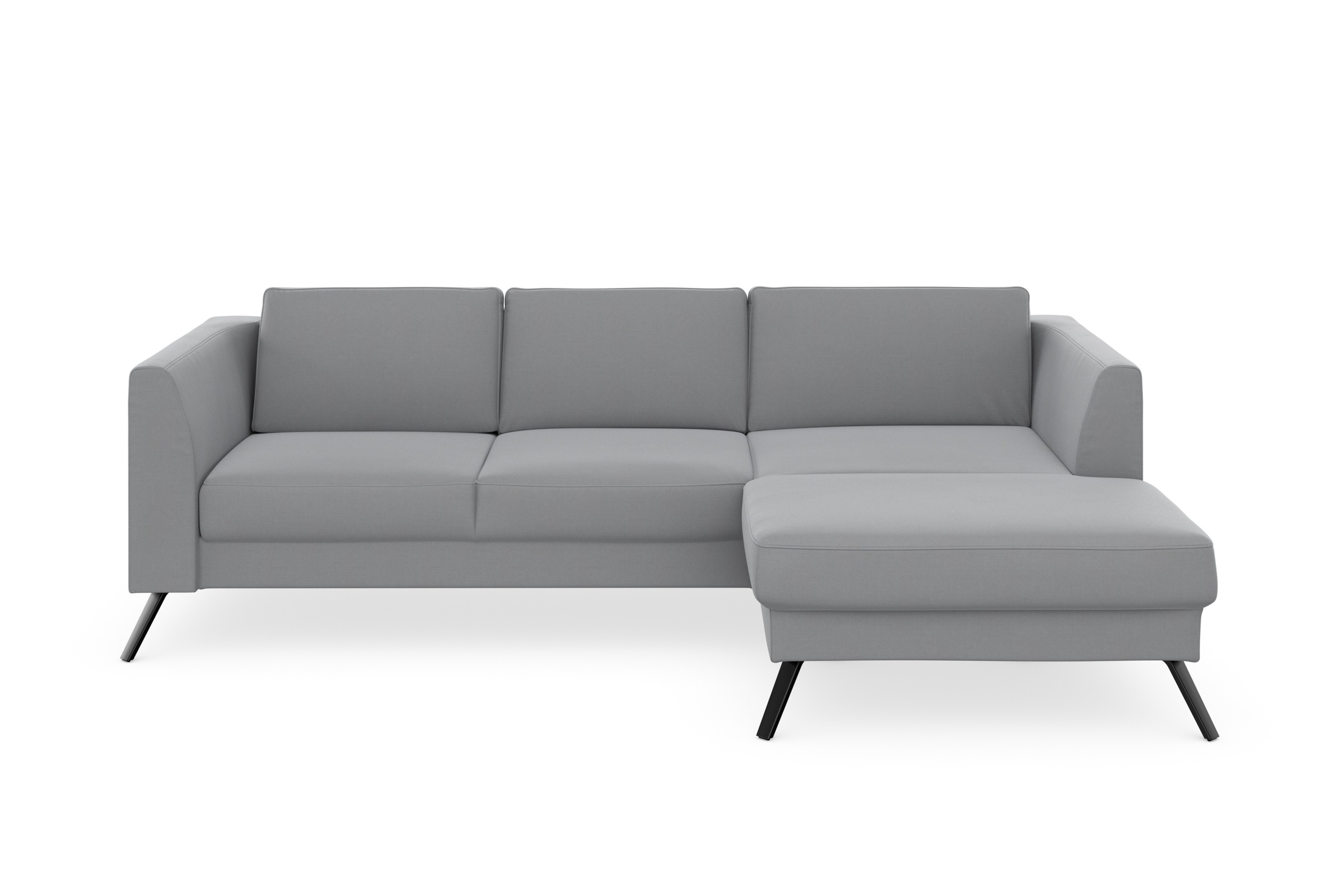 sit&more Ecksofa »Lindholm L-Form«, mit Sitztiefenverstellung und Federkern