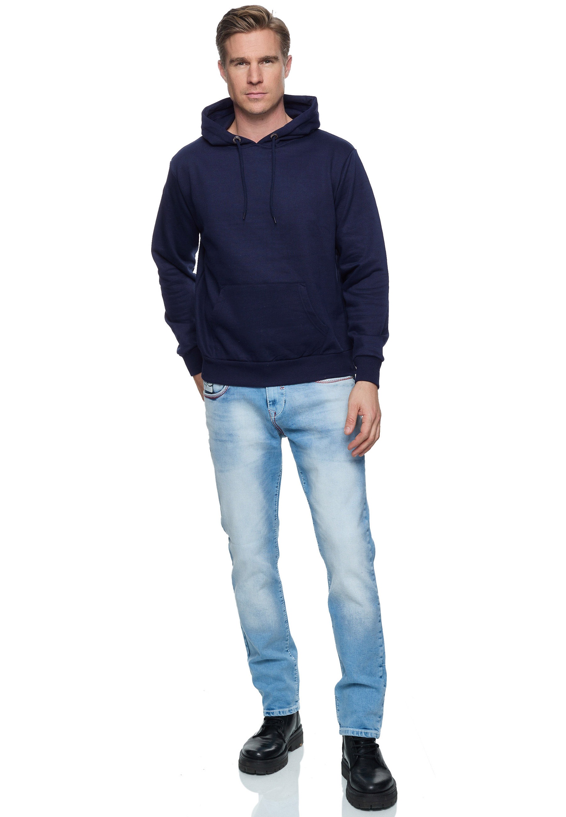Rusty Neal Kapuzensweatshirt in bequemer Regular Fit-Passform günstig online kaufen