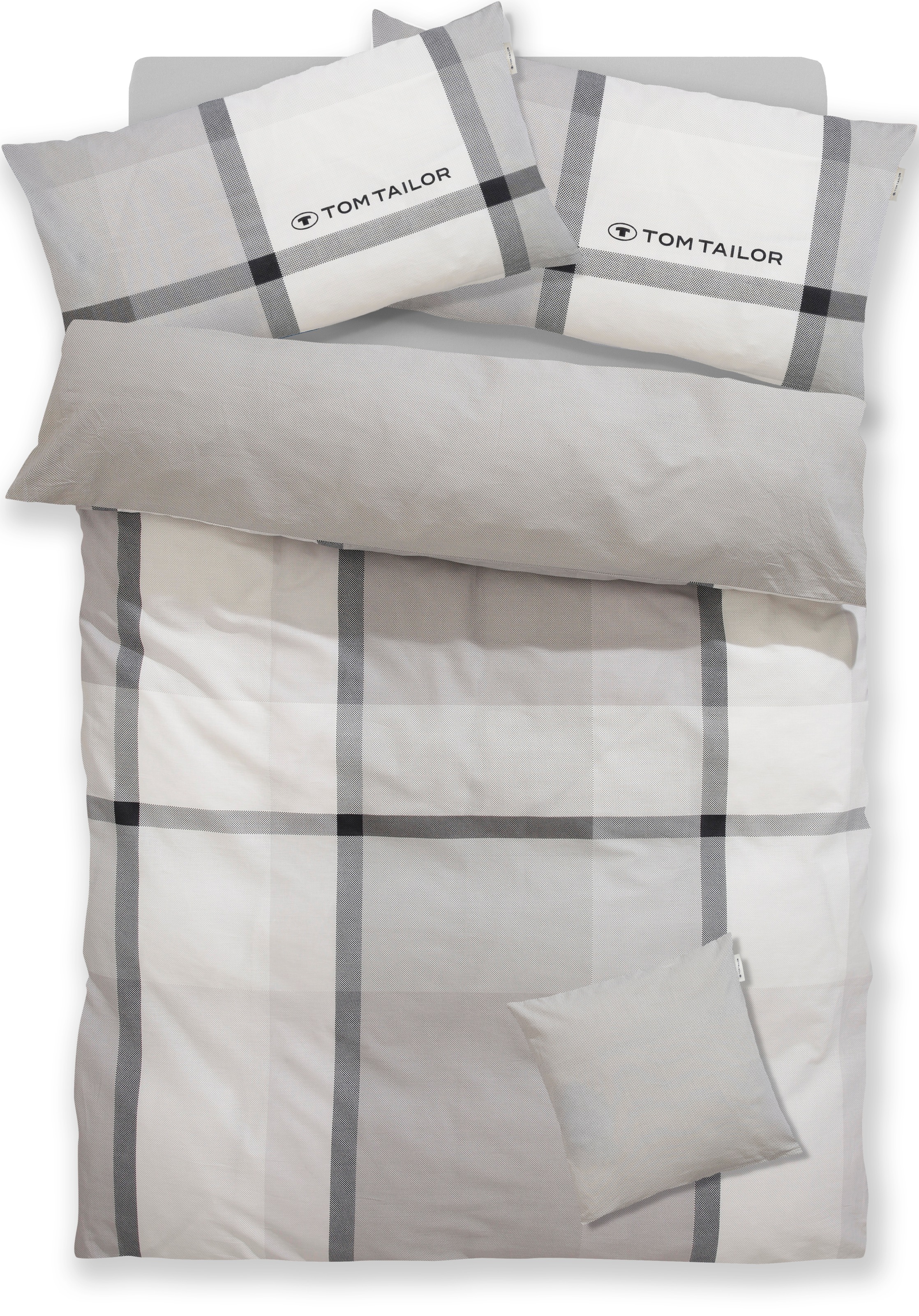 TOM TAILOR HOME Bettwäsche "Lenny in Gr. 135x200 oder 155x220 cm" 3 Stk. mi günstig online kaufen