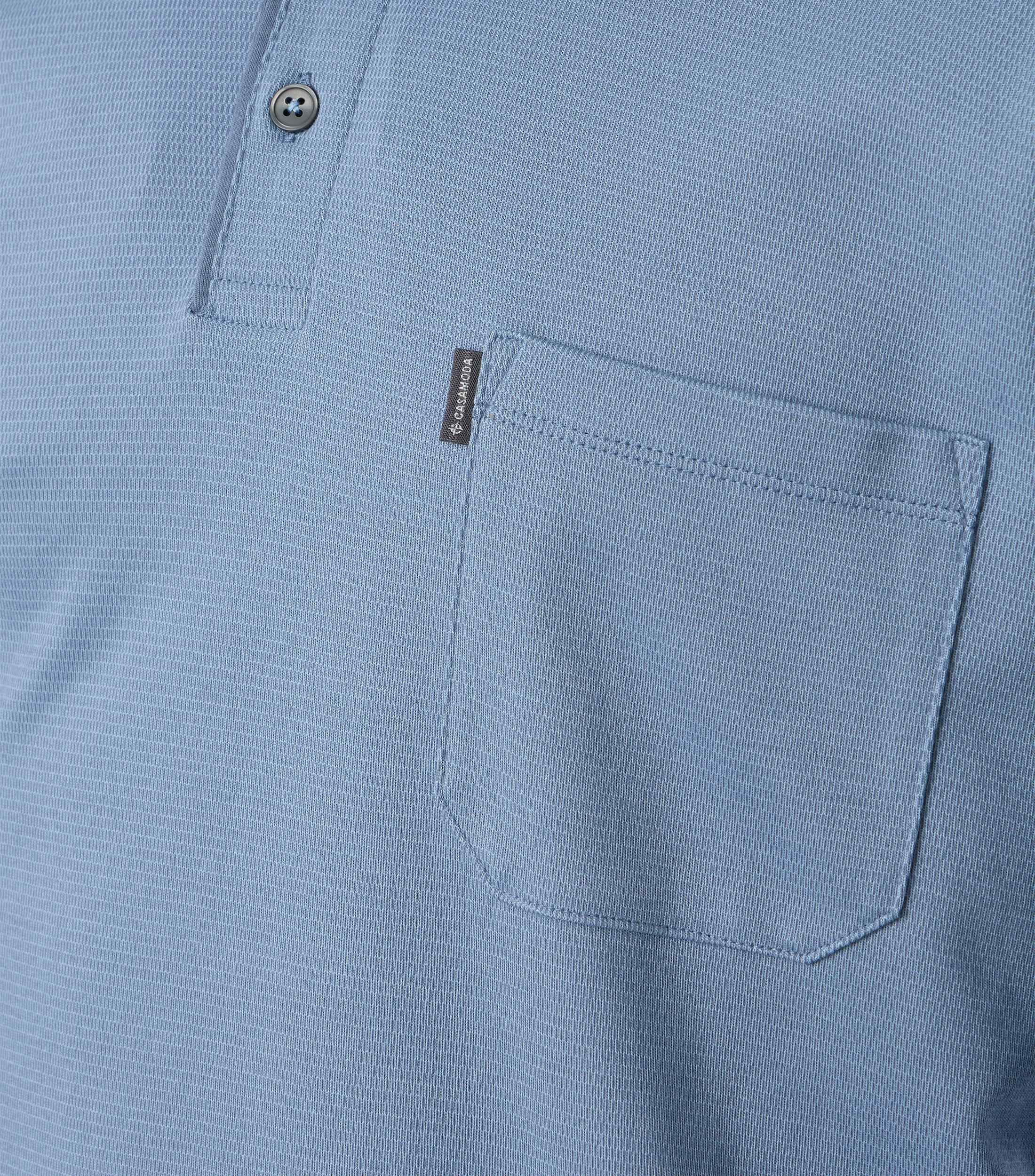 CASAMODA Langarm-Poloshirt »CASAMODA Polo-Shirt Langarm uni«