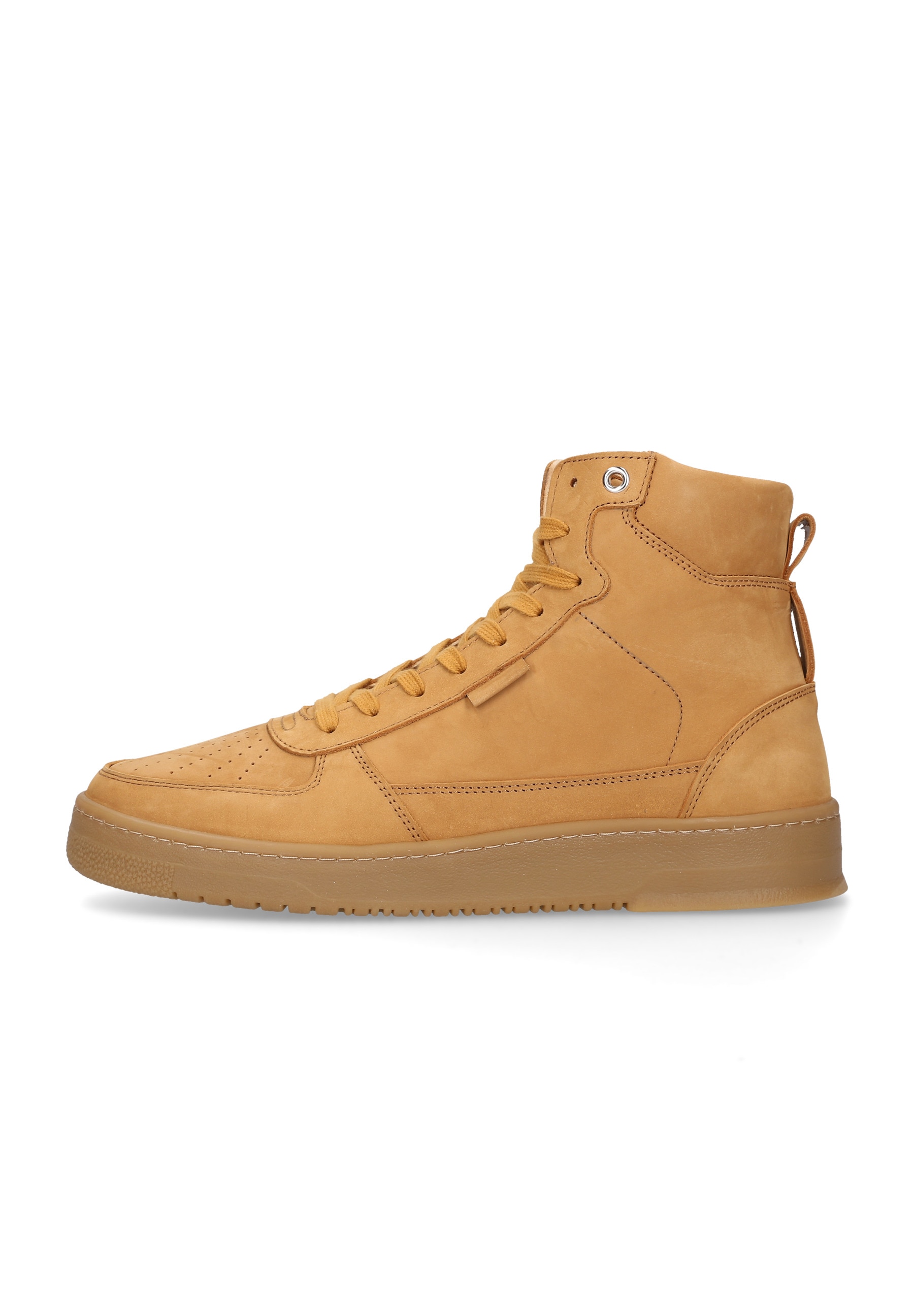 N91 Sneaker "Bball Hi M AN" Halbschuh Leder handgefertigt, sportlicher Freizeitschuh Herren