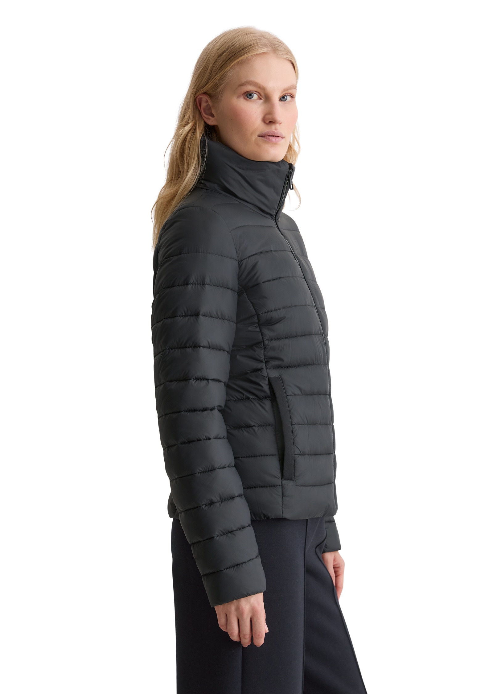 Marc O'Polo Outdoorjacke »mit recycelten Materialien« ohne Kapuze