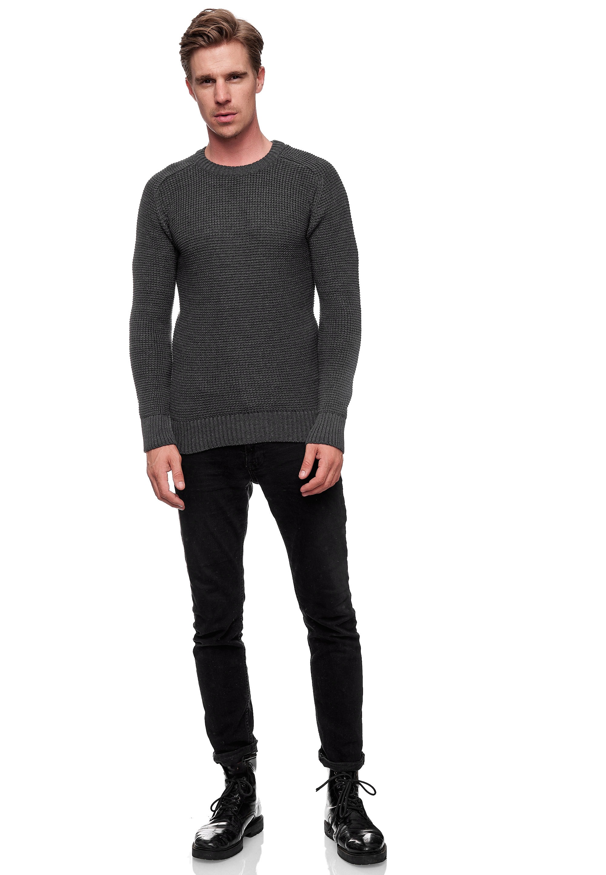 Rusty Neal Strickpullover, in sportlichem Design