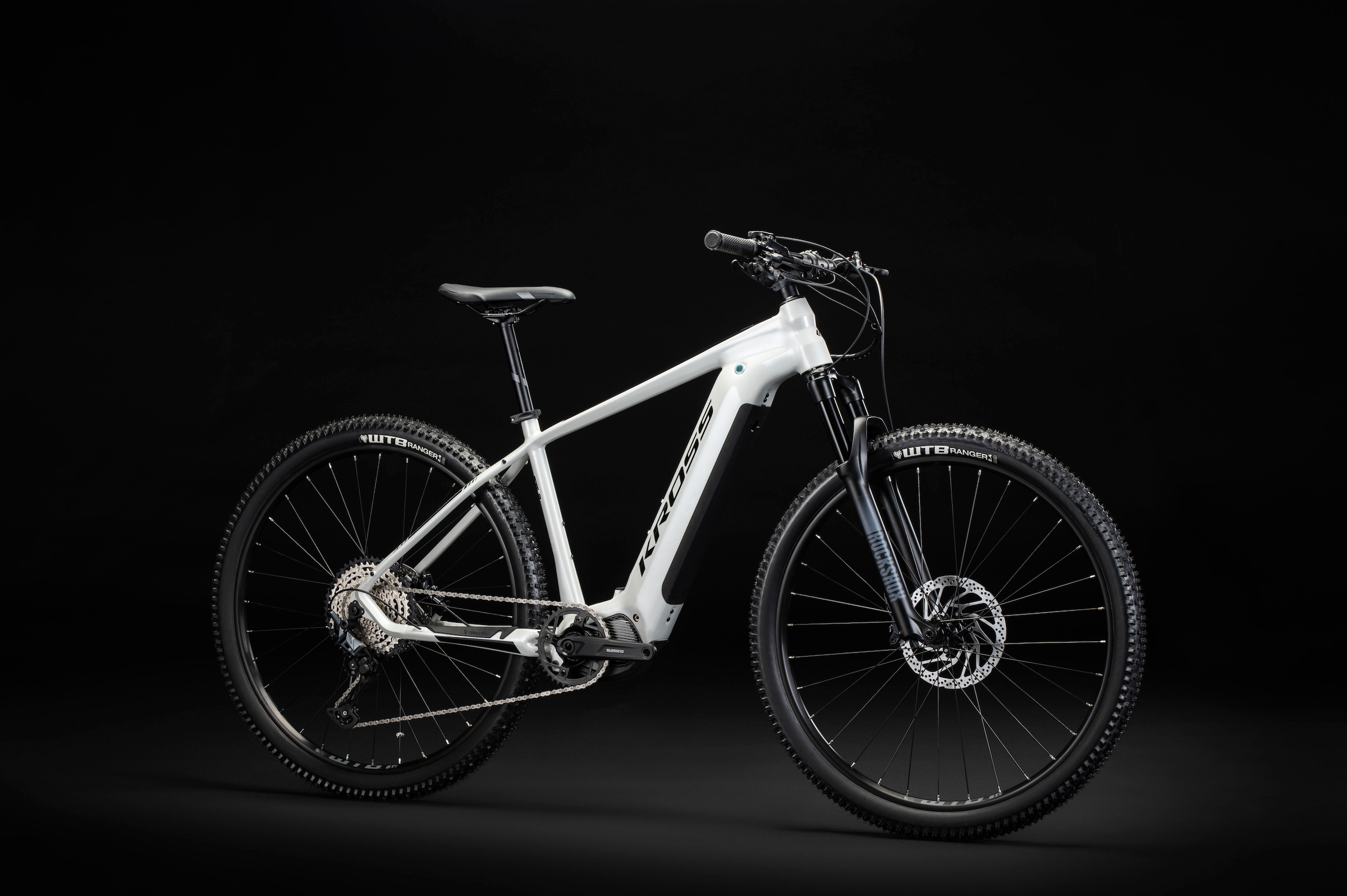 Kross E-Bike »E-MTB Level Boost 3.0 29 Zoll weiß«, 12 Gang, Shimano, DEORE SLX M7100, Mittelmotor 250 W
