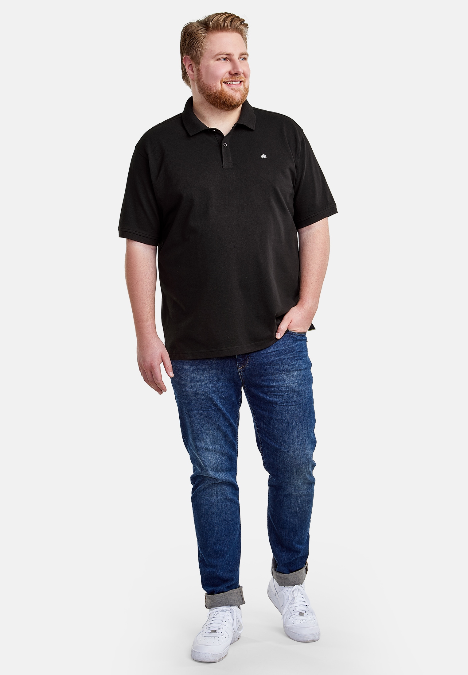 LERROS Poloshirt "Klassisches Herren Poloshirt in großen Größen aus Baumwoll-Piqué"