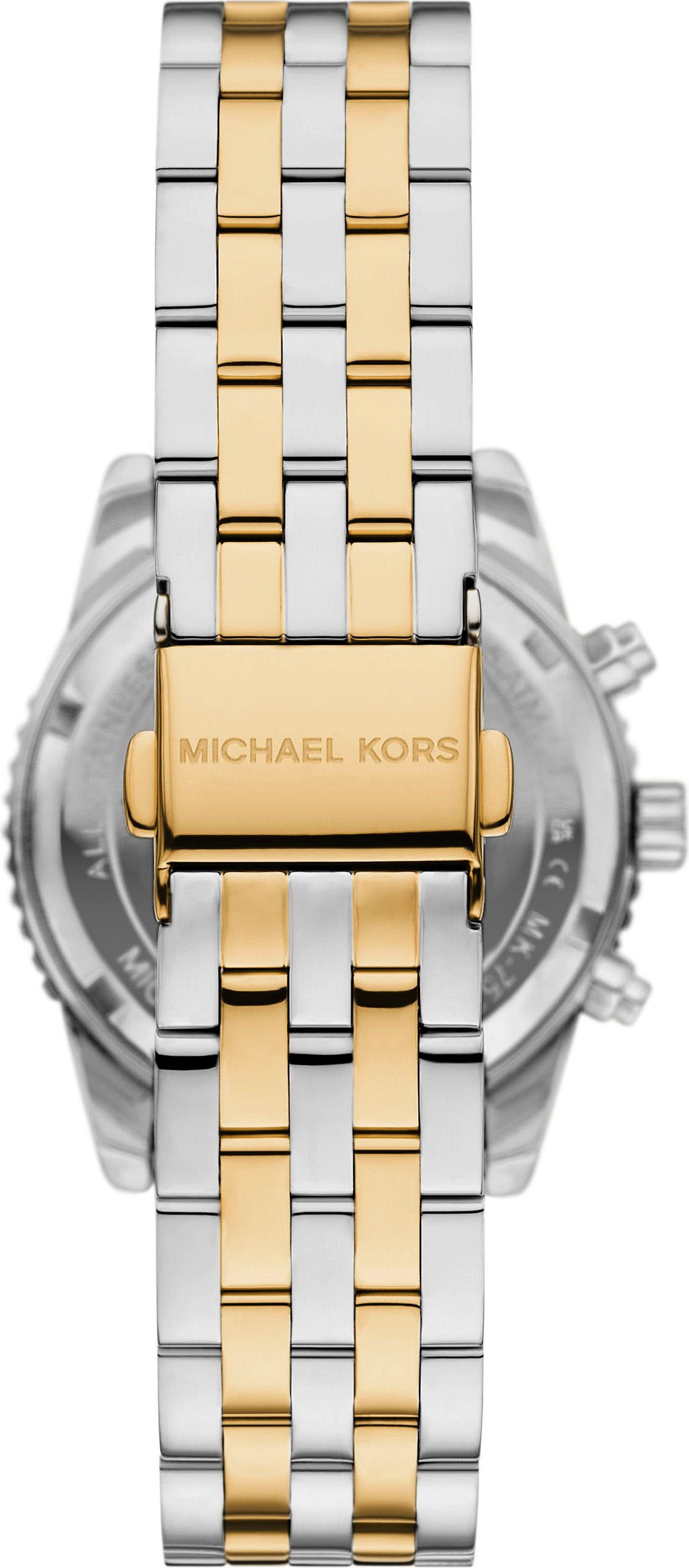 Chronograph MICHAEL KORS "BRYANT", gold (edelstahlfarben, gelbgoldfarben), Armbanduhren, Damen, Chronograph, Quarzuhr, Armbanduhr, Damenuhr, Edelstahlarmband, analog, Tag 4