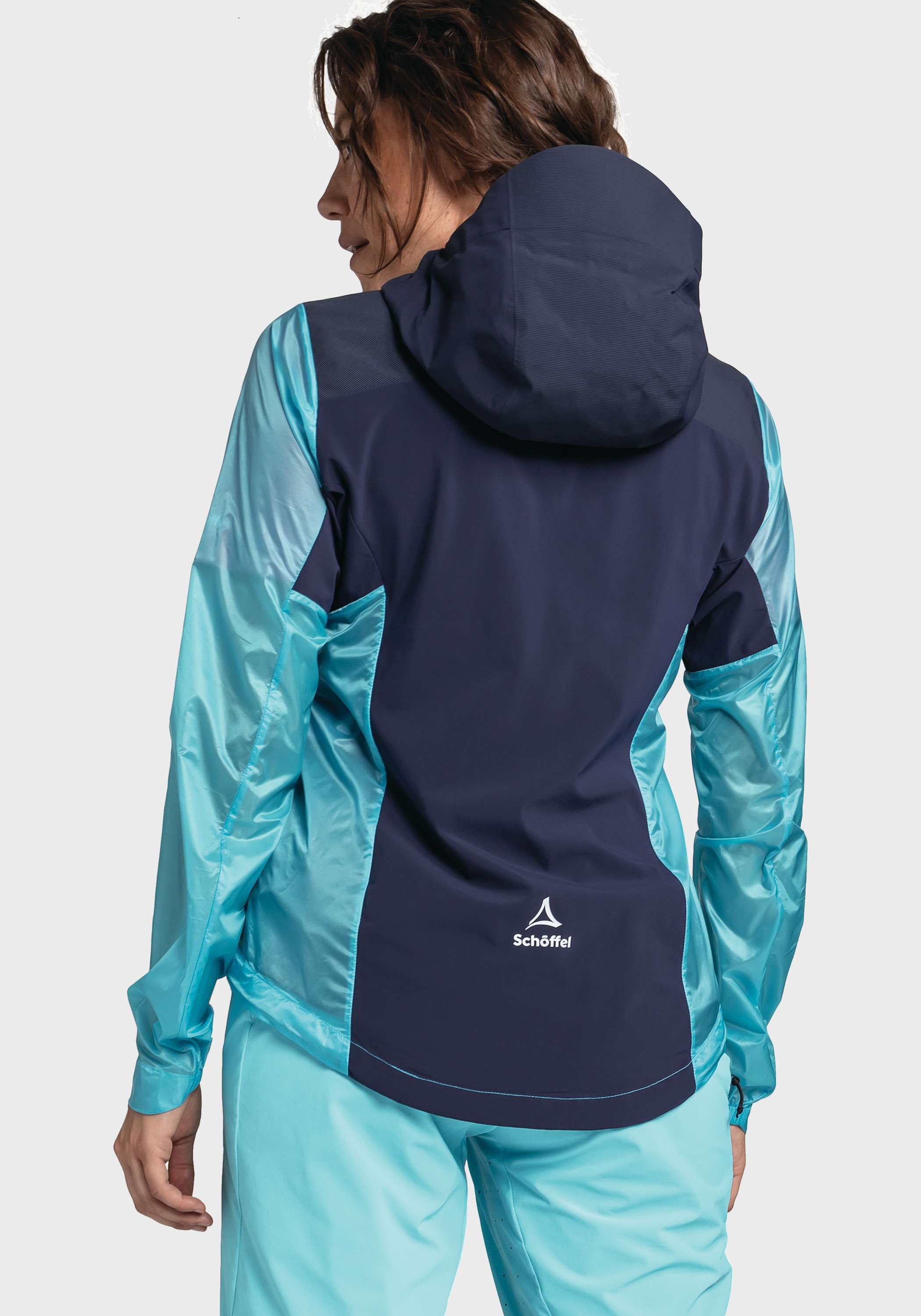 Schöffel Outdoorjacke »Hybrid Jkt Flow Trail L«, mit Kapuze