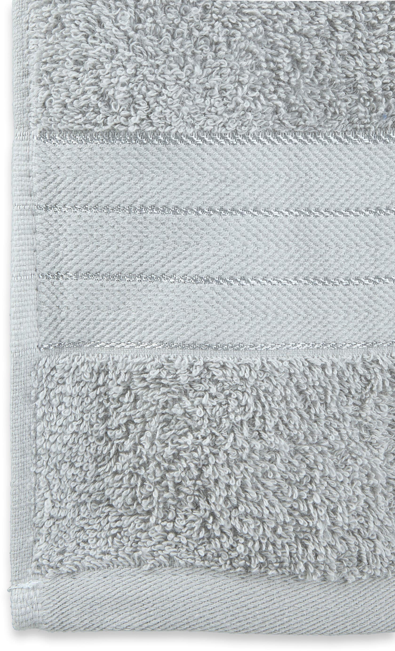 Emotion Handtücher »Uni«, (4 St., 4er Set Handtücher 50 x 100 cm), Baumwolle, Walkfrottee, Bordüre, 500 GSM, Einfarbig, ohne Aufhängung
