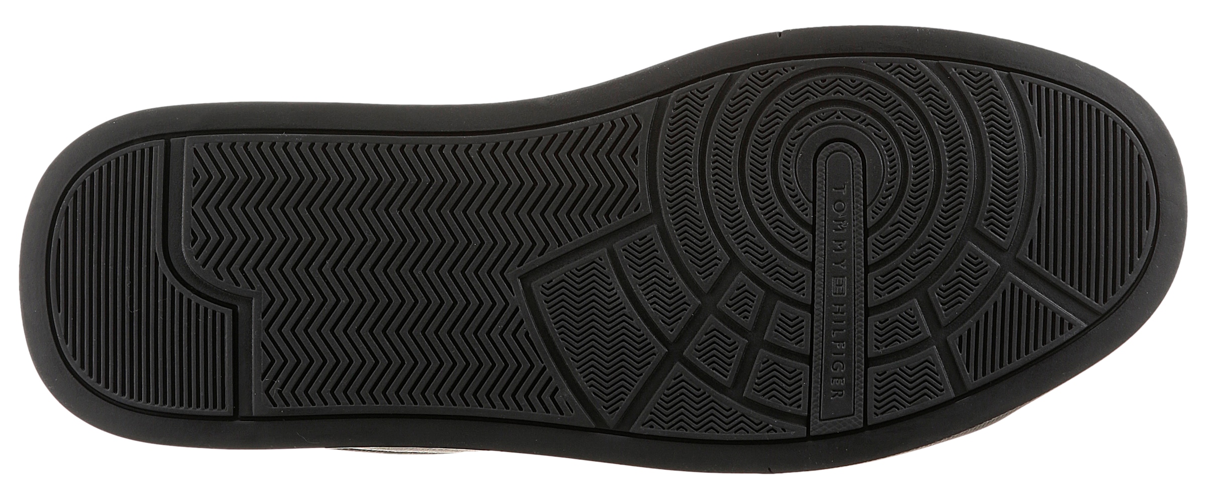 Tommy Hilfiger Sneaker »TH COURT LTH DETAIL ESS«, Freizeitschuh, Halbschuh, Schnürschuh mit seitlichem Logoschriftzug