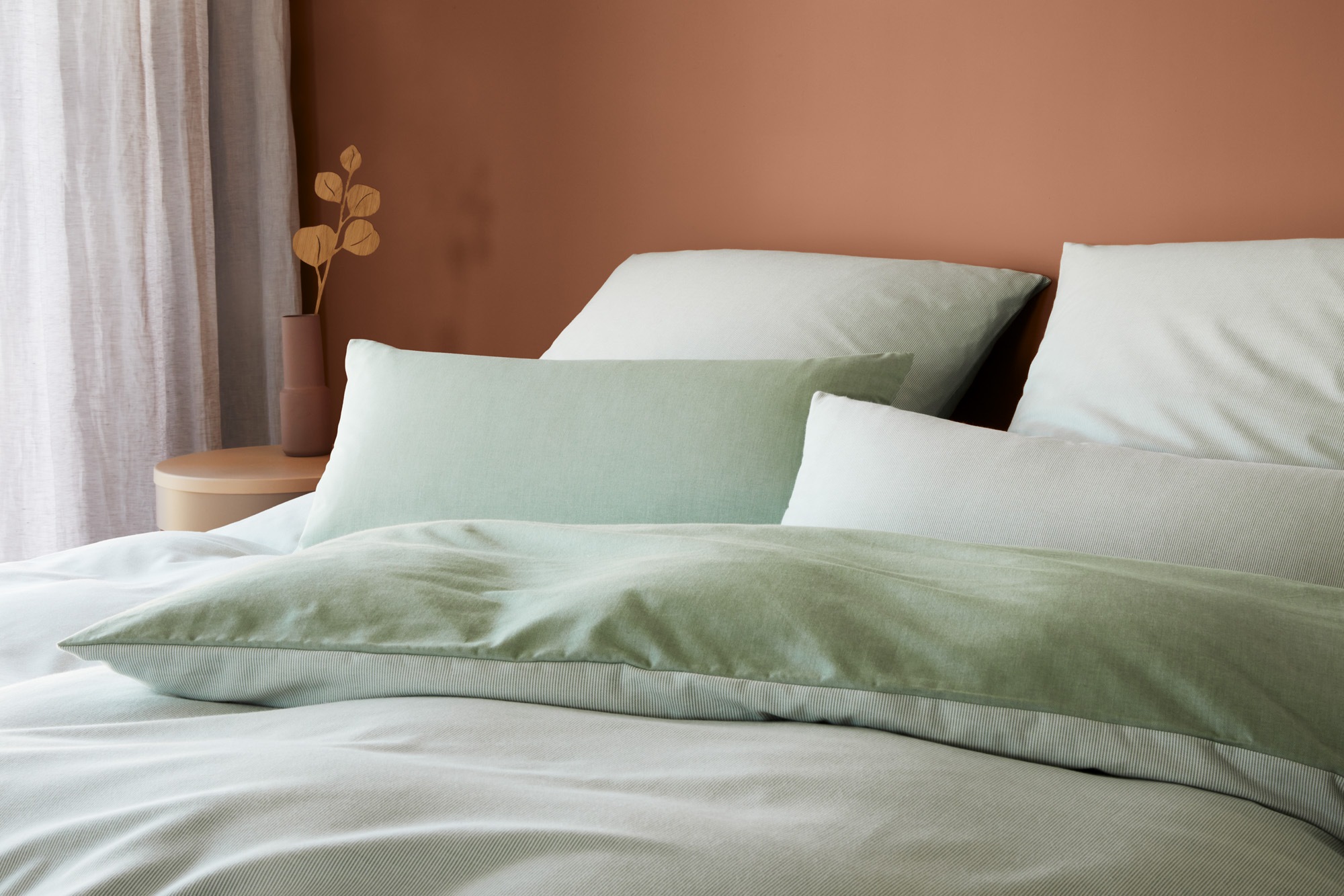 Elegante Bettwäsche "Tender" 2 Stk. tlg. angenehmes Hautgefühl günstig online kaufen