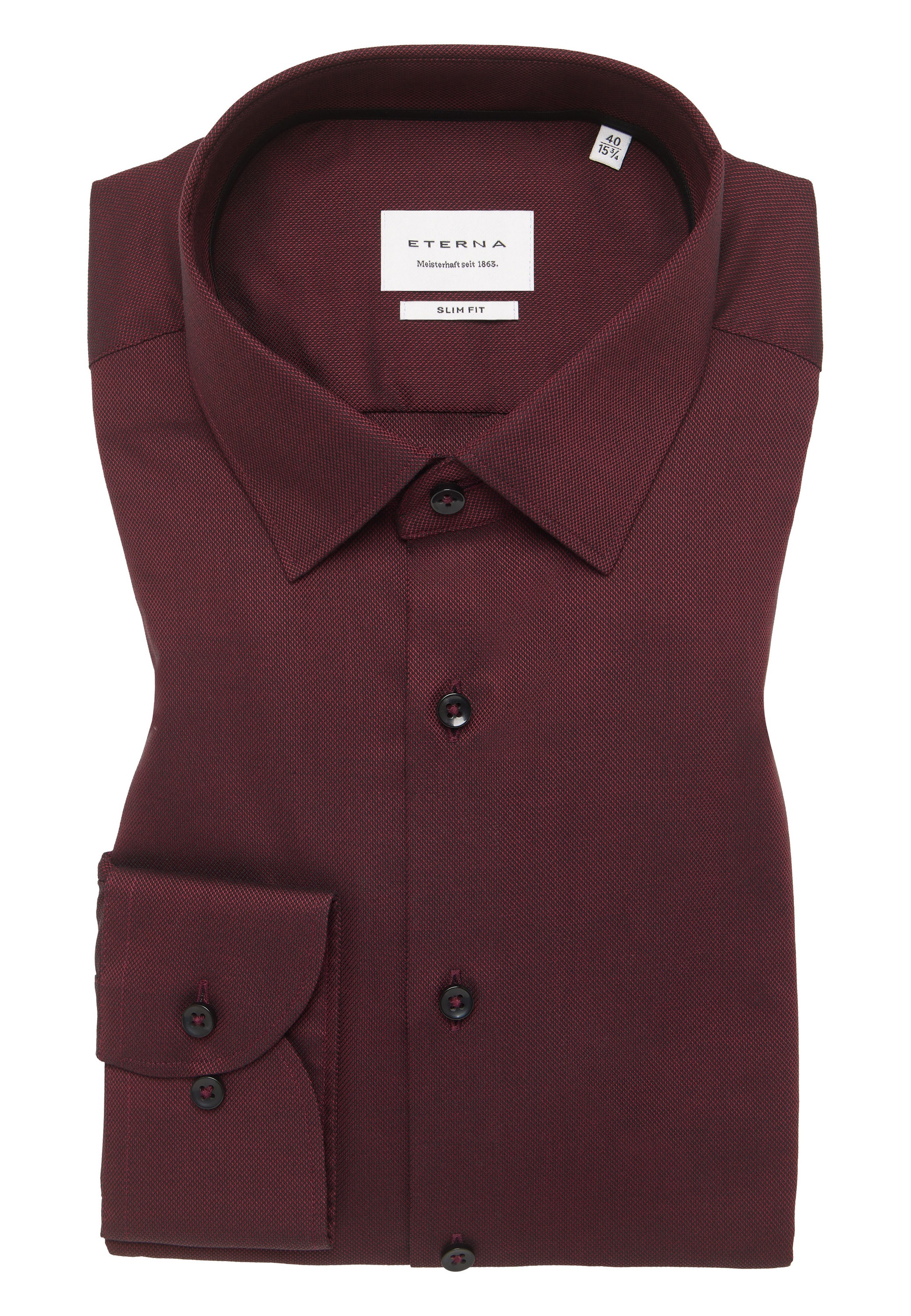 Eterna Langarmhemd »SLIM FIT«, NON IRON (bügelfrei)