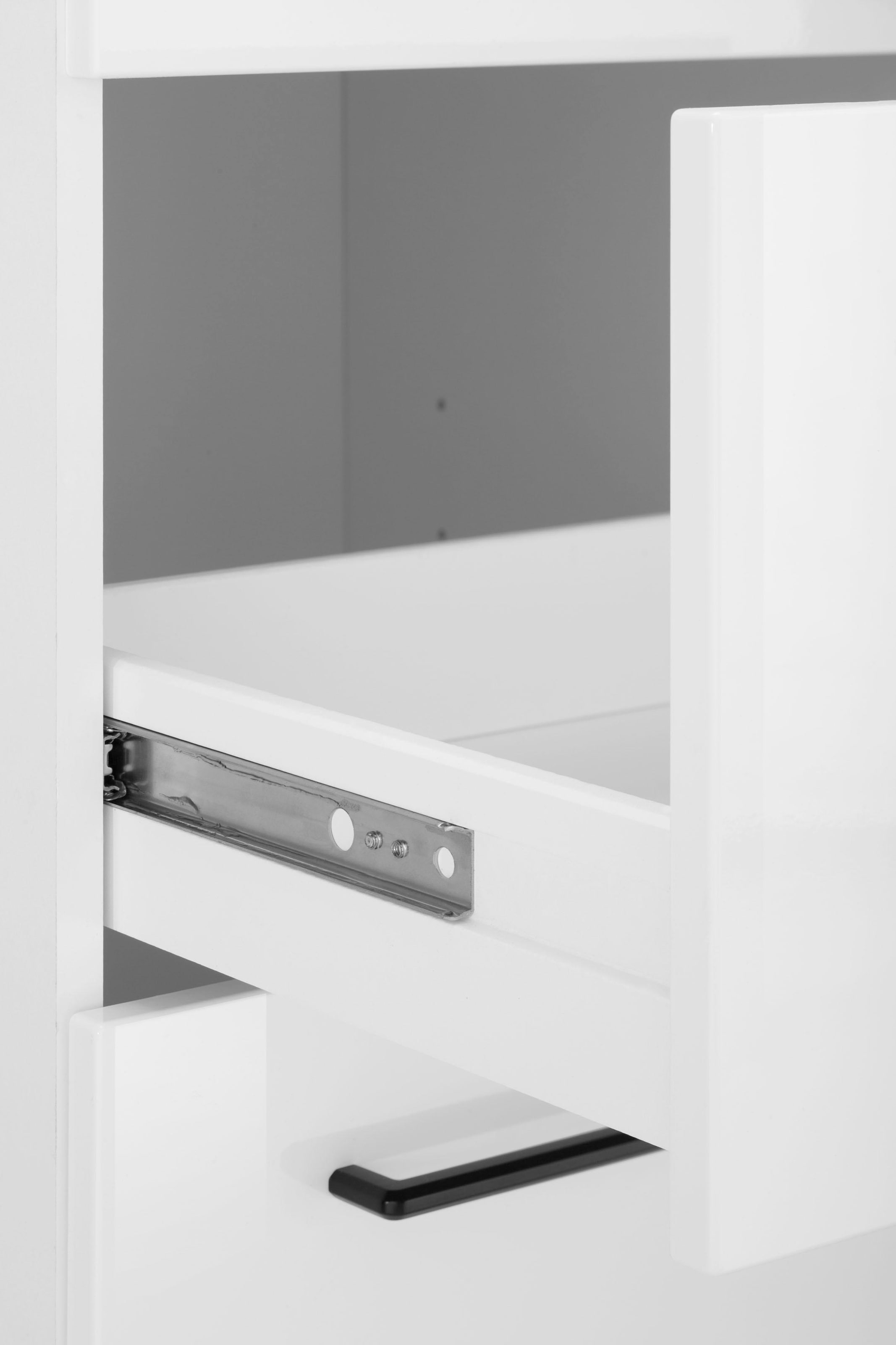 KOCHSTATION Unterschrank »KS-Tulsa«, 50 cm breit, 1 Schubkasten, 2 große Auszüge, Metallgriff, MDF Front