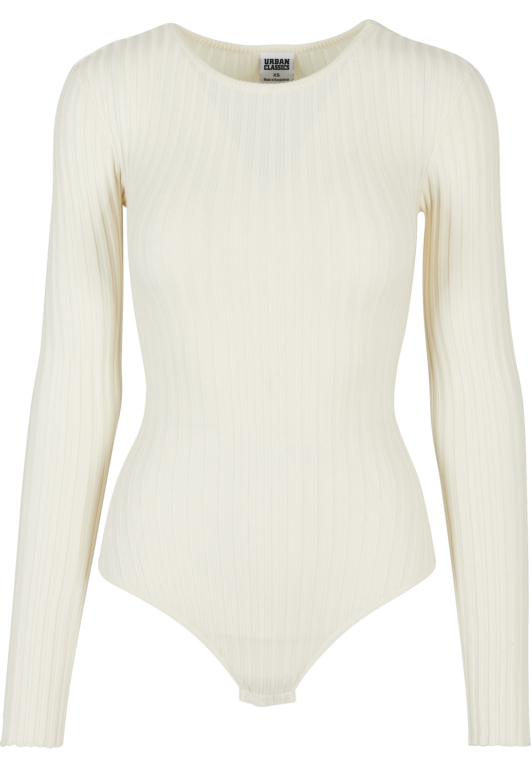 URBAN CLASSICS Langarmshirt »Urban Classics Damen Ladies Rib Knit Longsleeve Body« 1 Stk.