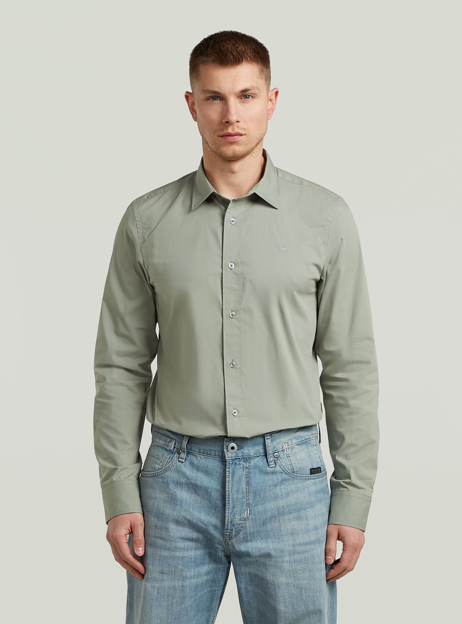 G-STAR Langarmshirt "Uniform Slim Hemd"