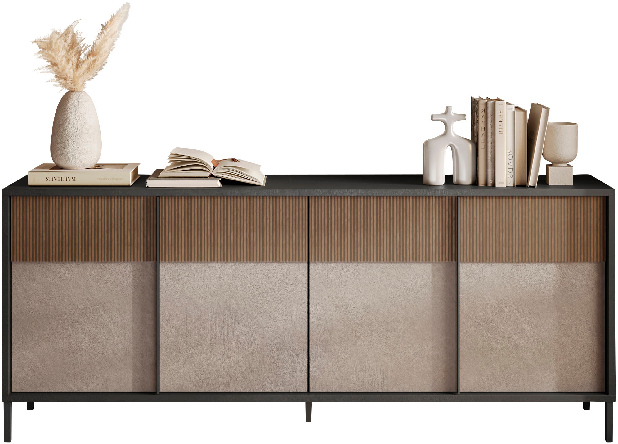 Home affaire Sideboard "Everest Breite 206 cm, Kommode mit 4 Türen" Anricht günstig online kaufen