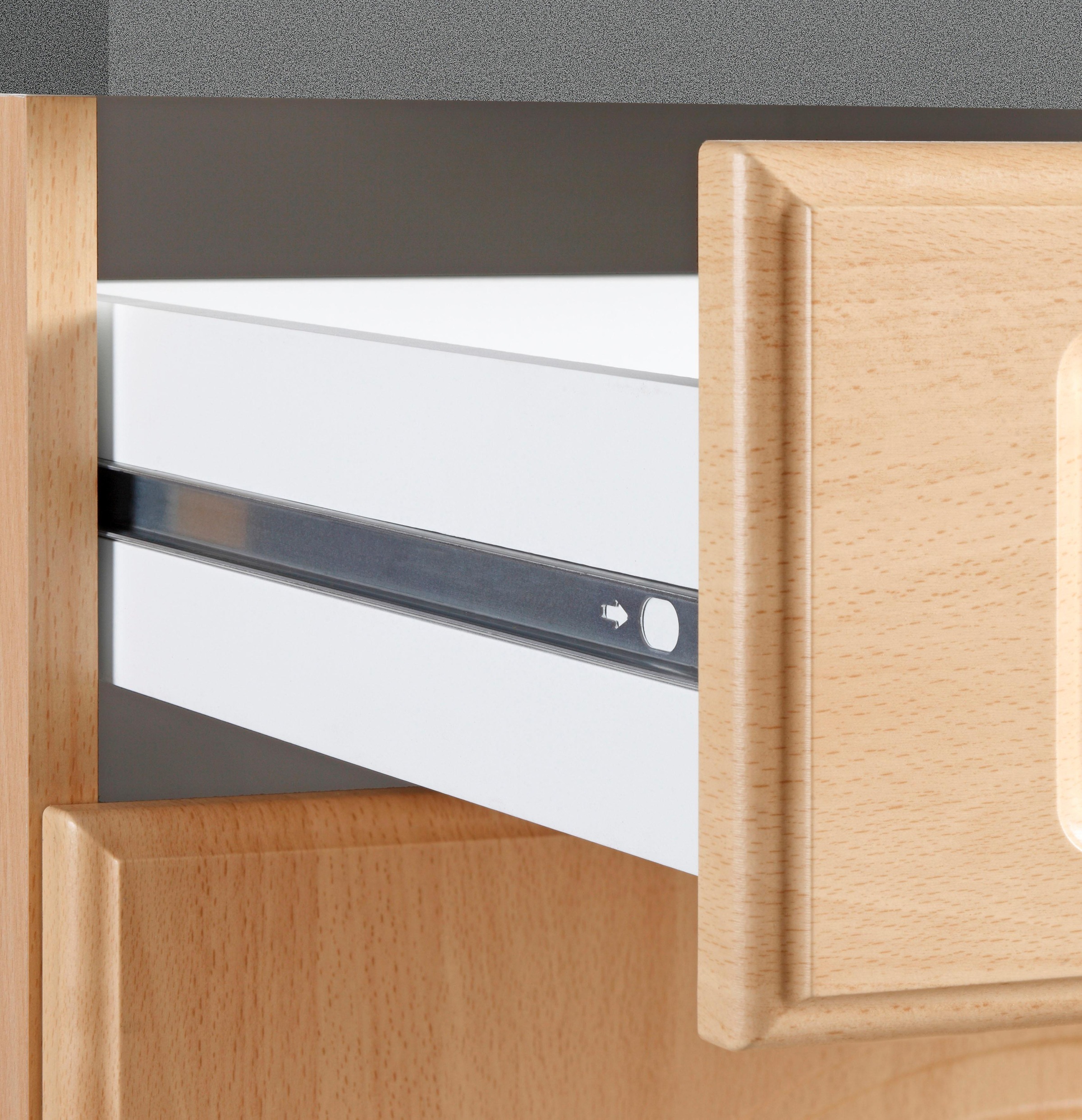 wiho Küchen Unterschrank »Linz«, 100 cm breit, in Landhaus-Optik