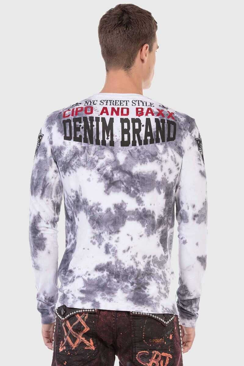 Cipo & Baxx T-Shirt »Sweatshirts«, mit Print und sportlichem Look