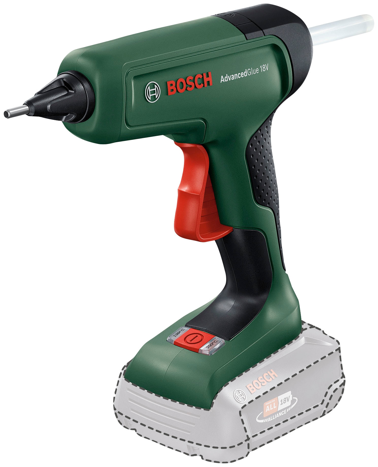 Bosch Home & Garden Heißklebepistole »AdvancedGlue 18V Solo«, ohne Akku und Ladegerät