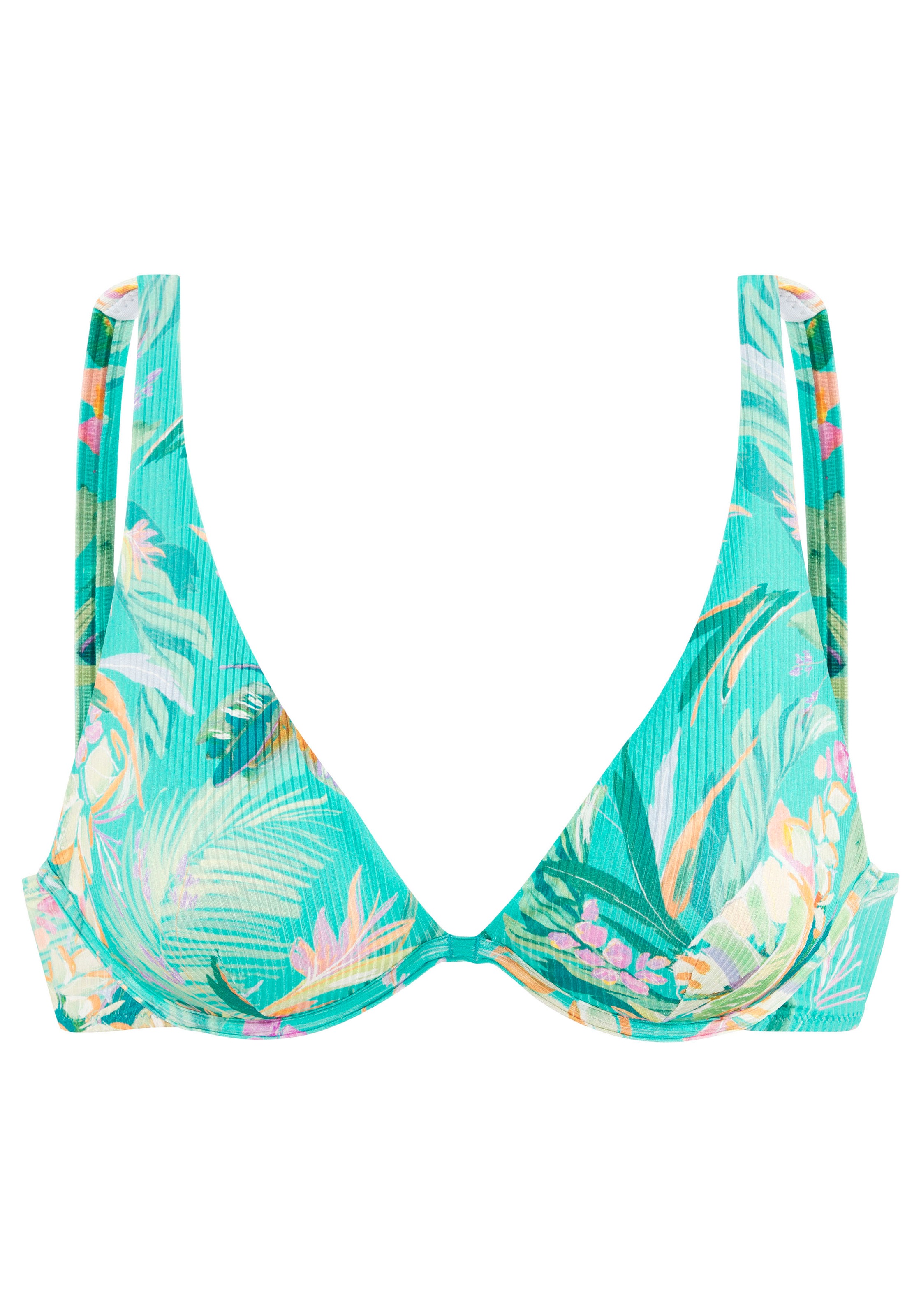 Venice Beach Bügel-Bikini-Top "Sandra" in modischer, leicht glänzender Ripp günstig online kaufen
