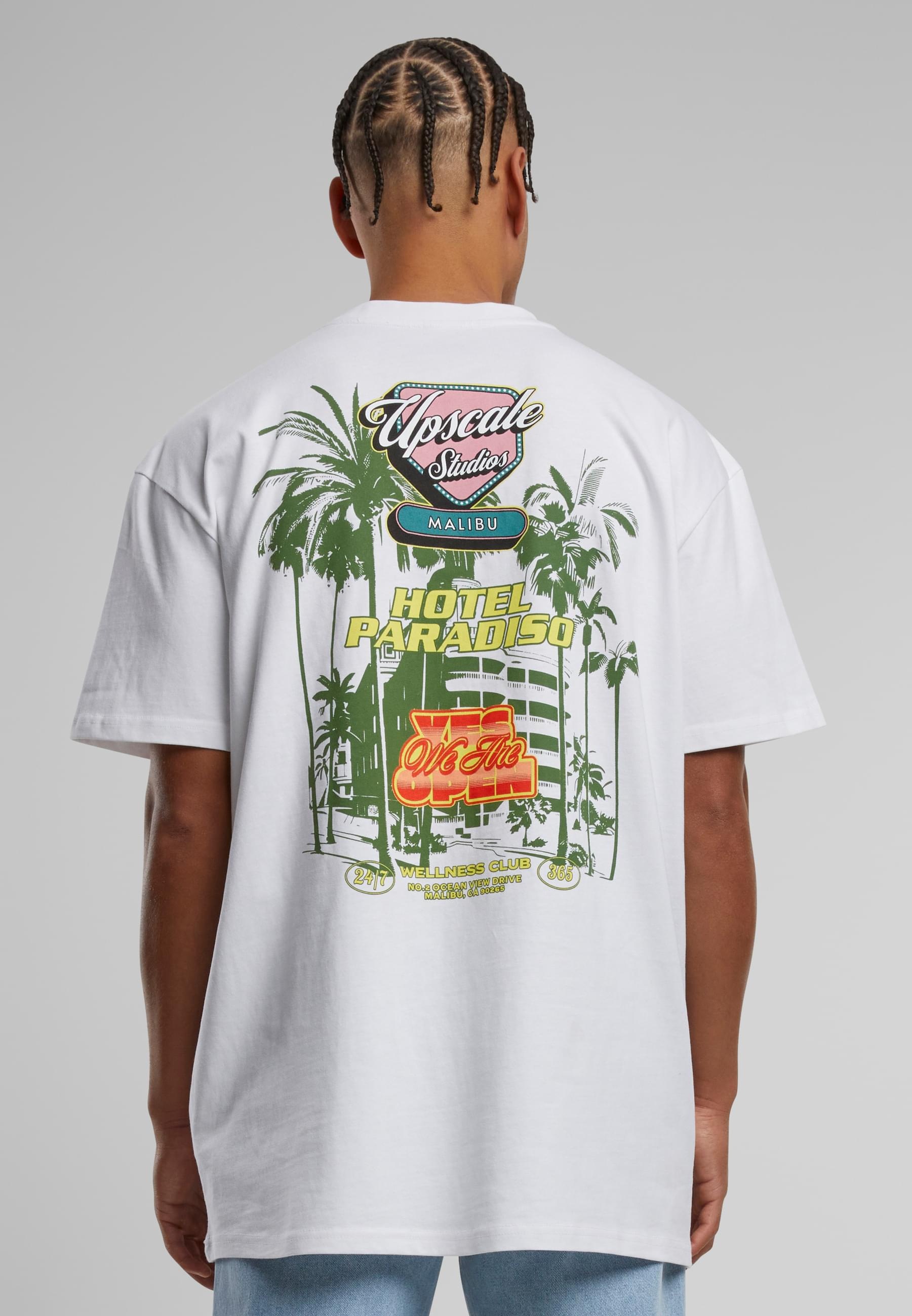 Upscale by Mister Tee T-Shirt »Upscale by Mister Tee Hotel Paradiso Heavy Oversize Tee«, (1 tlg.)