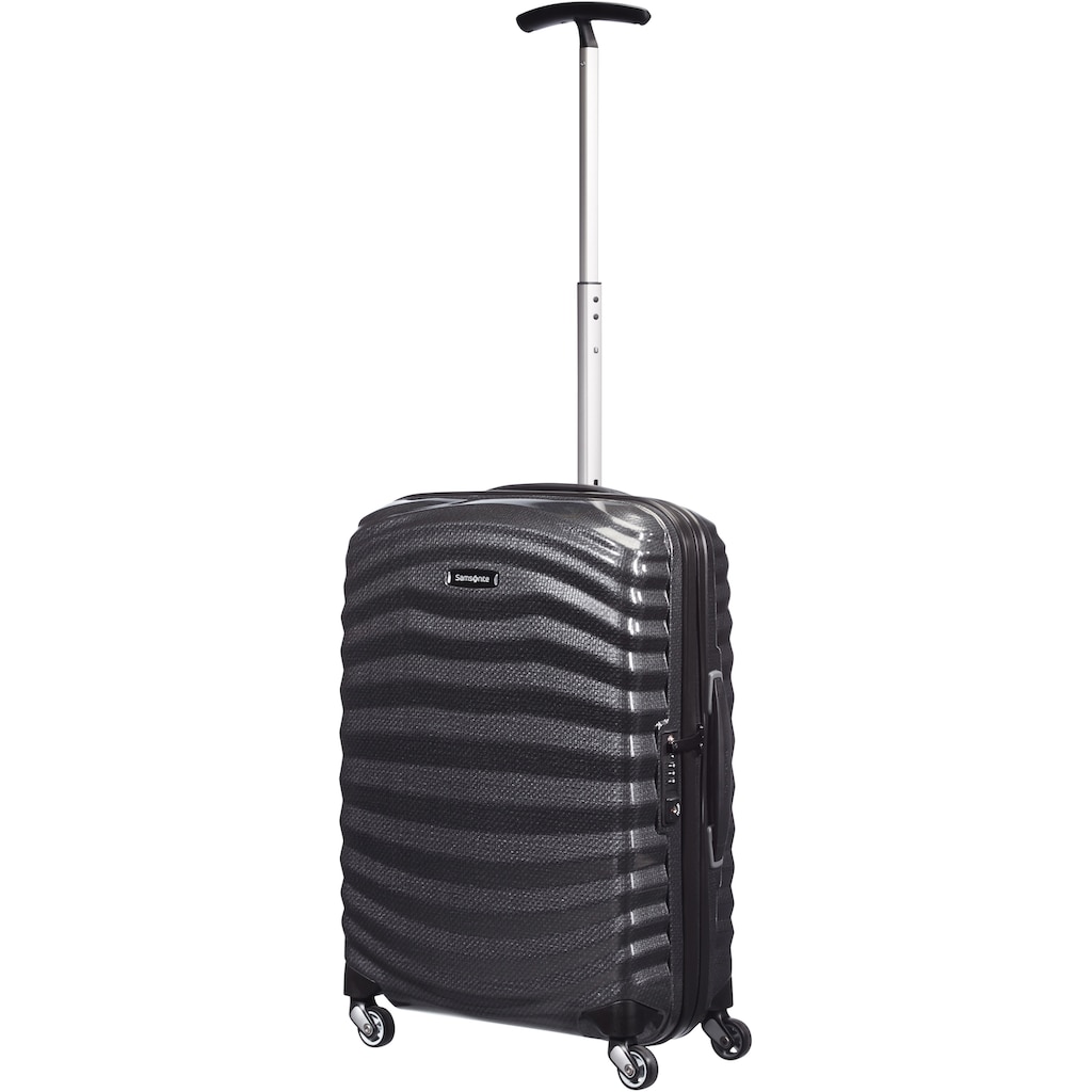 Samsonite Hartschalen-Trolley »Lite-Shock Black, 55 cm«, 4 Rollen