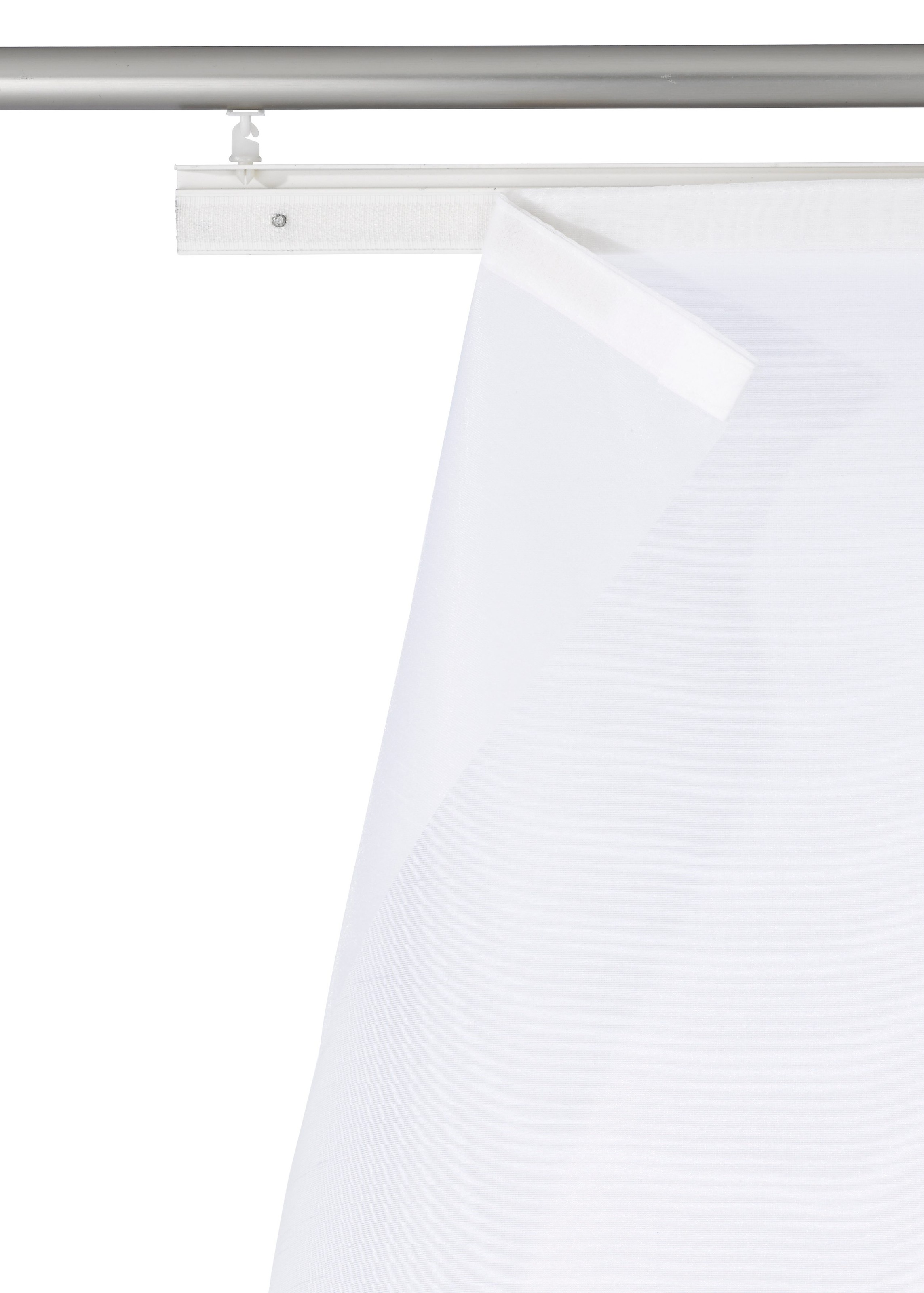 HOME WOHNIDEEN Schiebegardine »Oakland« Klettband 1 Stk. tlg. HxB: 245x60, inkl. Befestigungszubehör