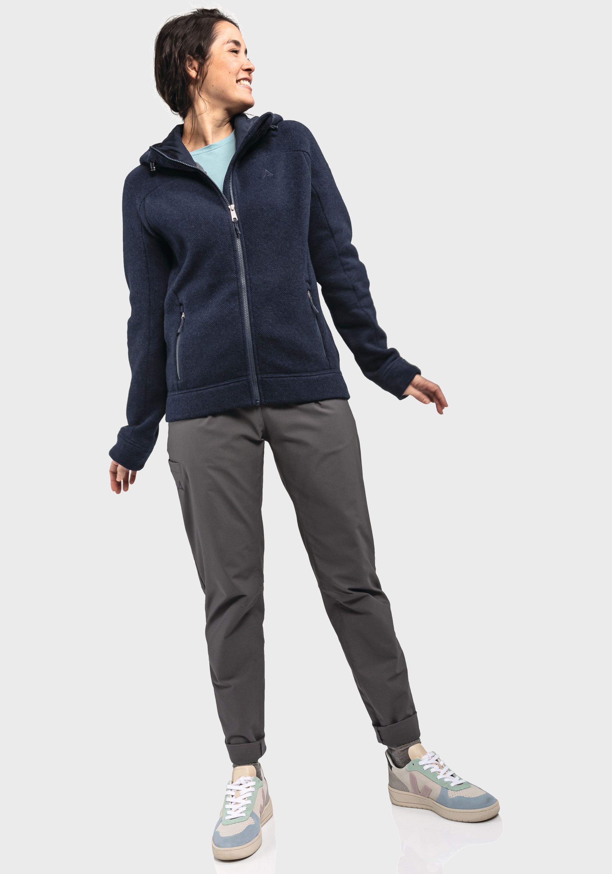 Schöffel Fleecejacke »Fleece Hoody Lakefield L«, mit Kapuze