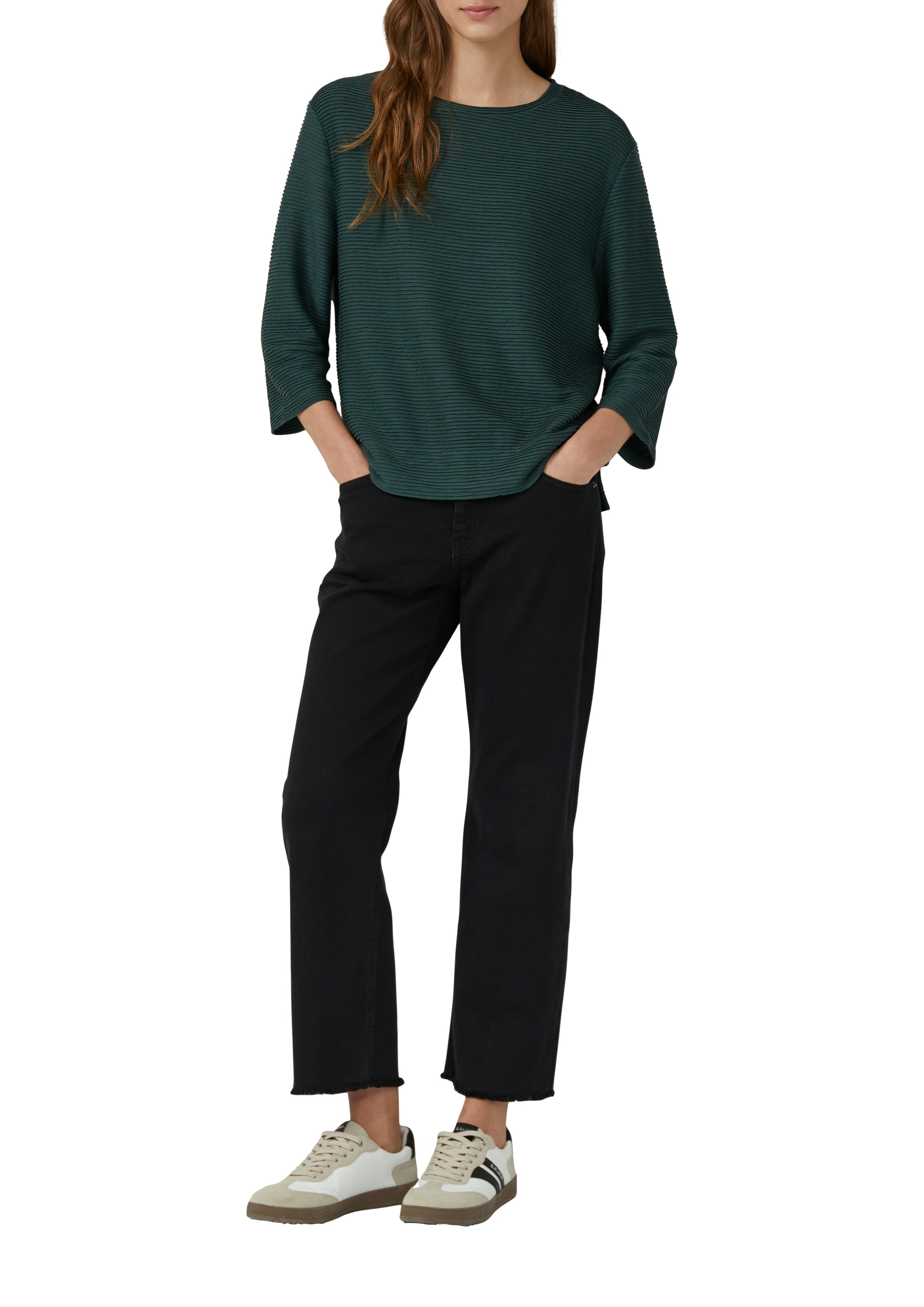 s.Oliver Sweater, mit Streifen Muster günstig online kaufen