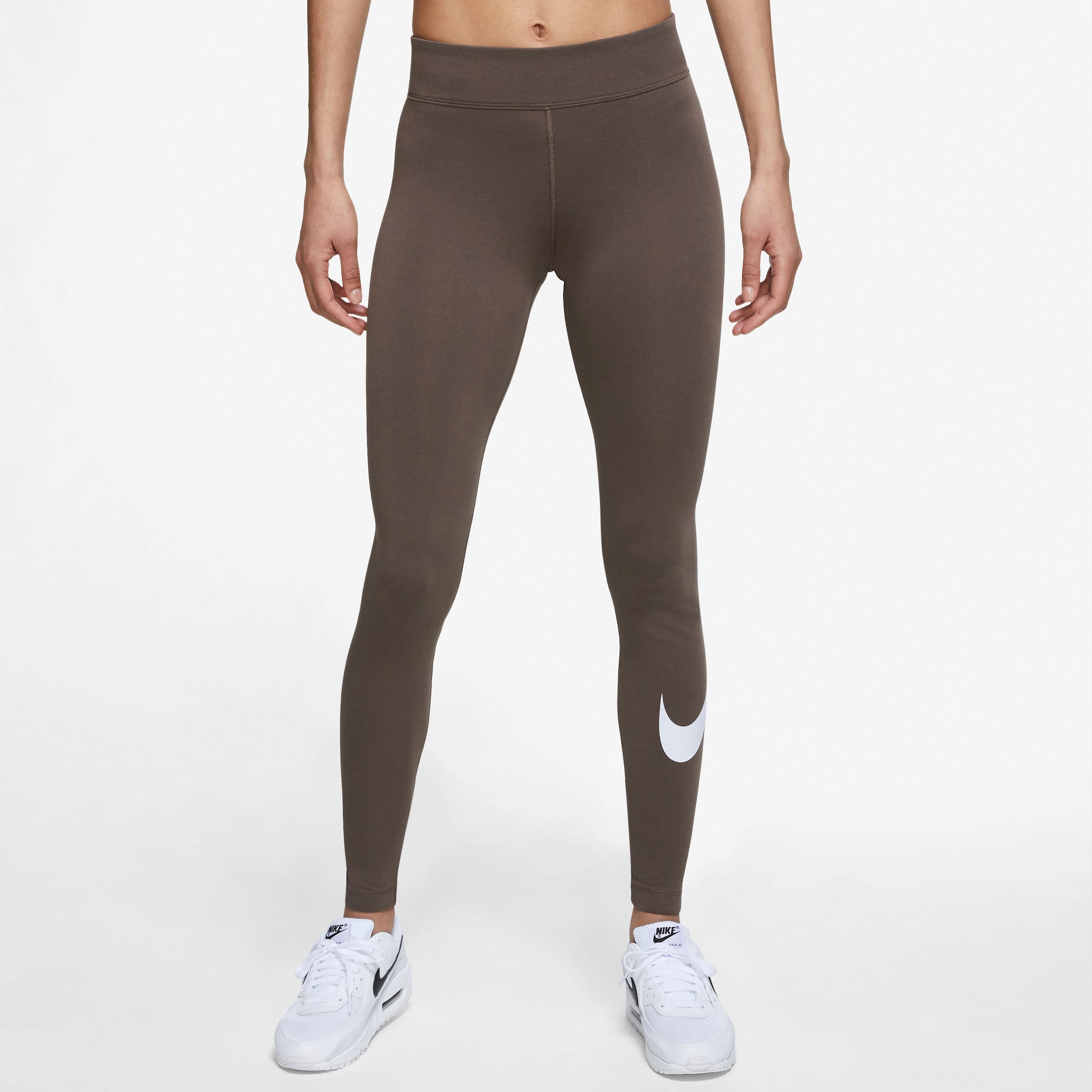 nike leggings swoosh logo