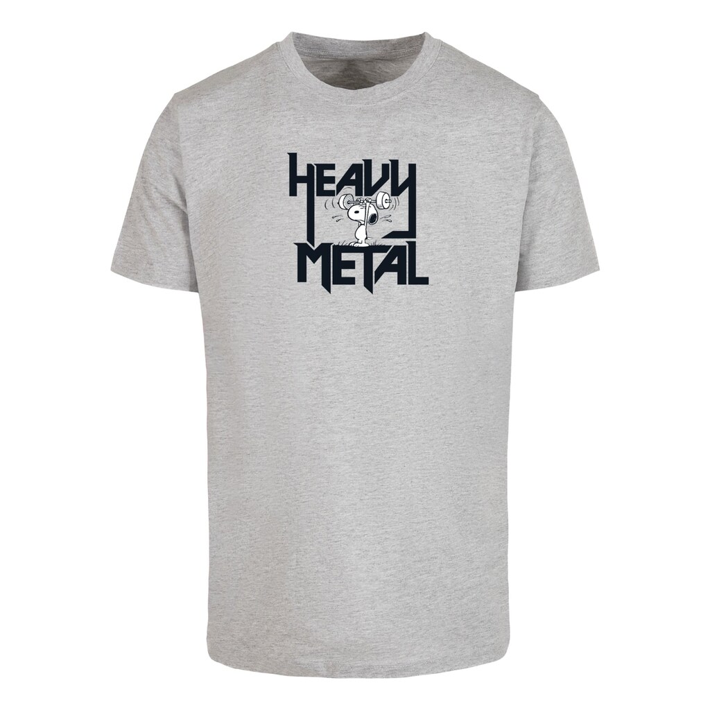 Merchcode T-Shirt »Merchcode Herren Peanuts - Heavy Metal T-Shirt Round Neck«, (1 tlg.)