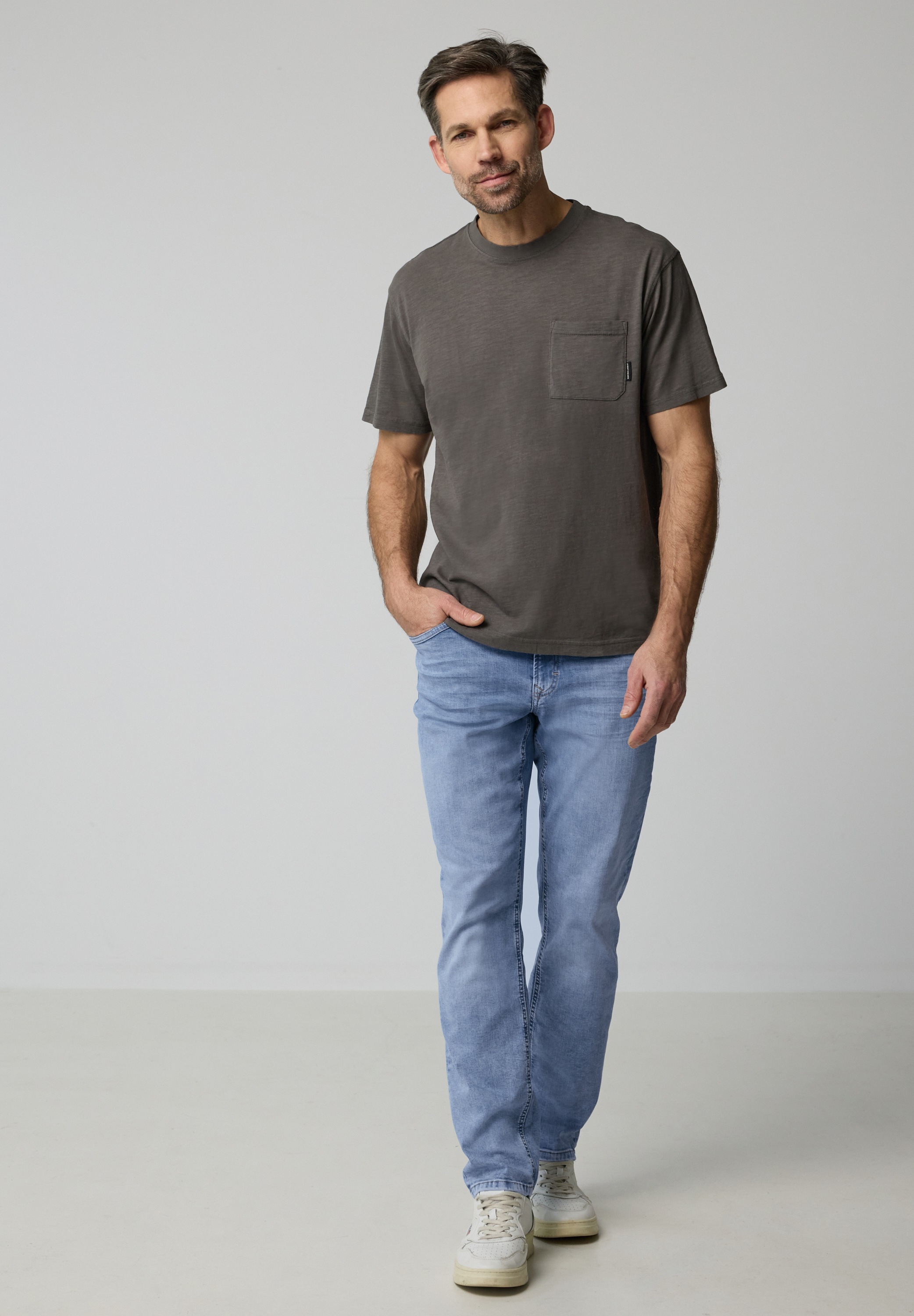 STREET ONE MEN Regular-fit-Jeans Middle Waist