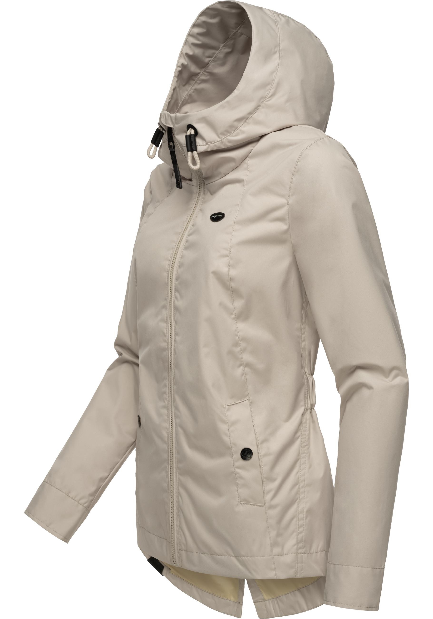 Ragwear Outdoorjacke »Monade Übergang«, mit Kapuze, stylische Übergangsjacke mit großer Kapuze
