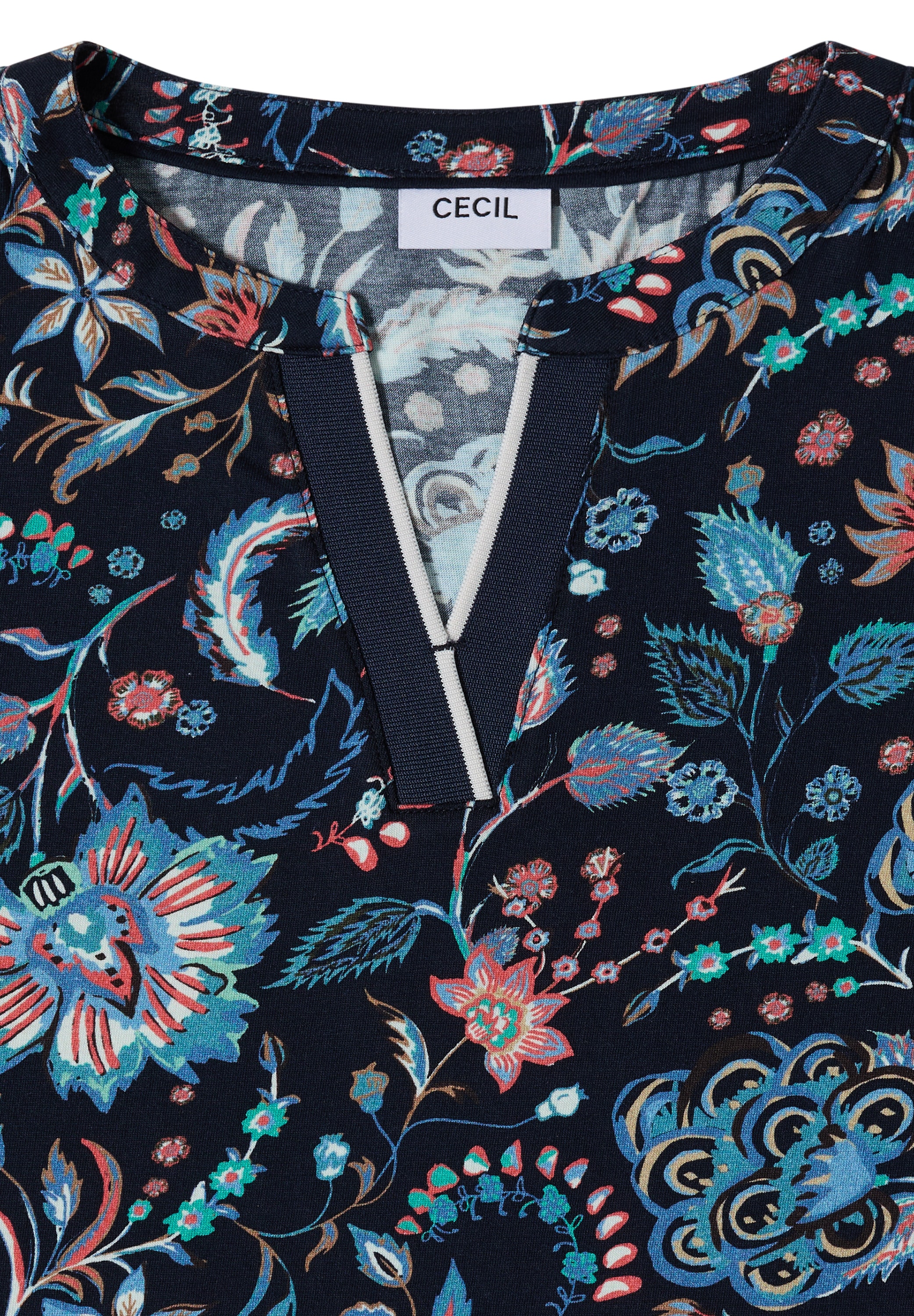 Cecil Tunikashirt mit 3/4 Ärmeln