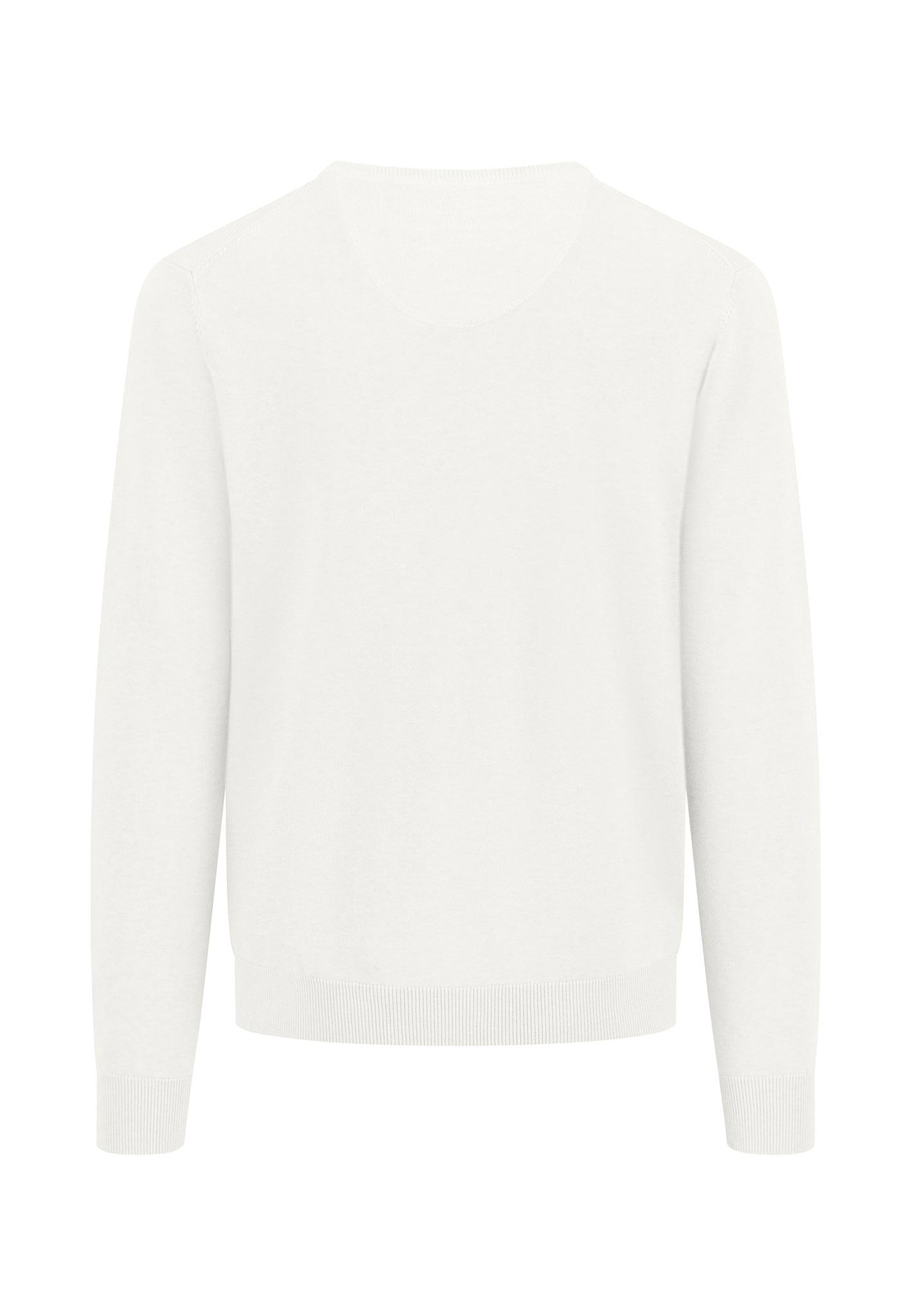 FYNCH-HATTON Strickpullover, mit Logostickerei und V-Ausschnitt günstig online kaufen