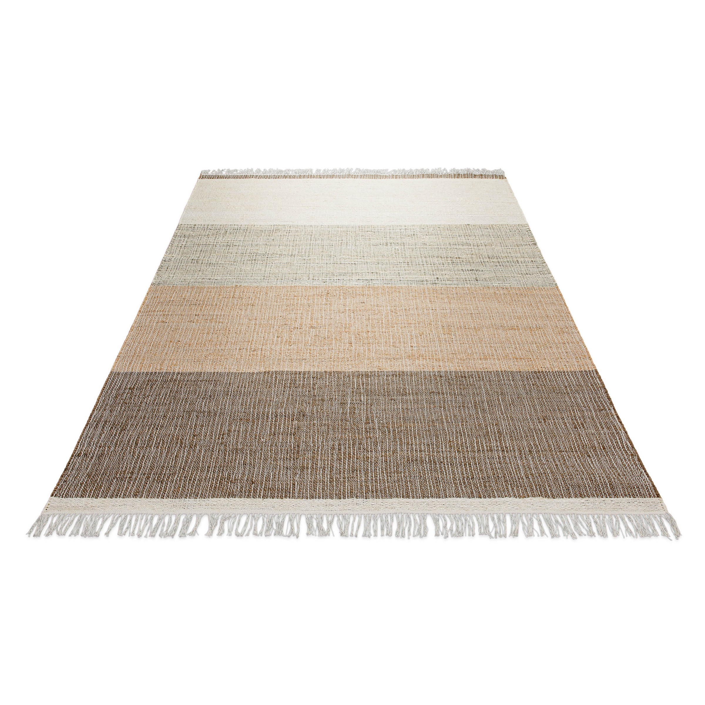 OTTO home Teppich "Dallin" rechteckig 4 Höhe 80% Jute, handgewebt, mit Fran günstig online kaufen