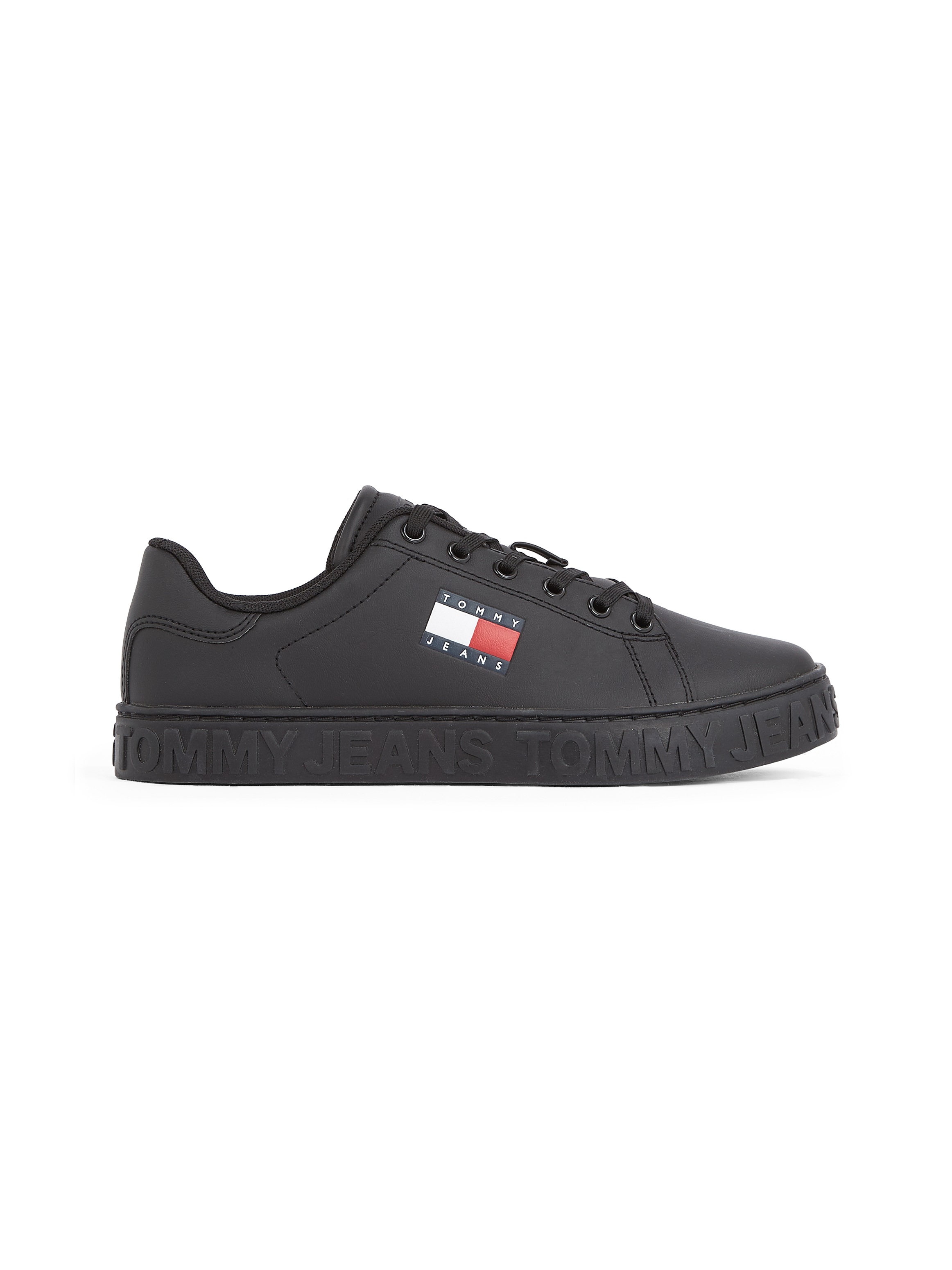 Thumbnail - Tommy Jeans Plateausneaker "TJW LOGO OUTSOLE SNEAKER ESS", Freizeitschuh, Halbschuh, Schnürschuh mit seitlicher Logoflag...