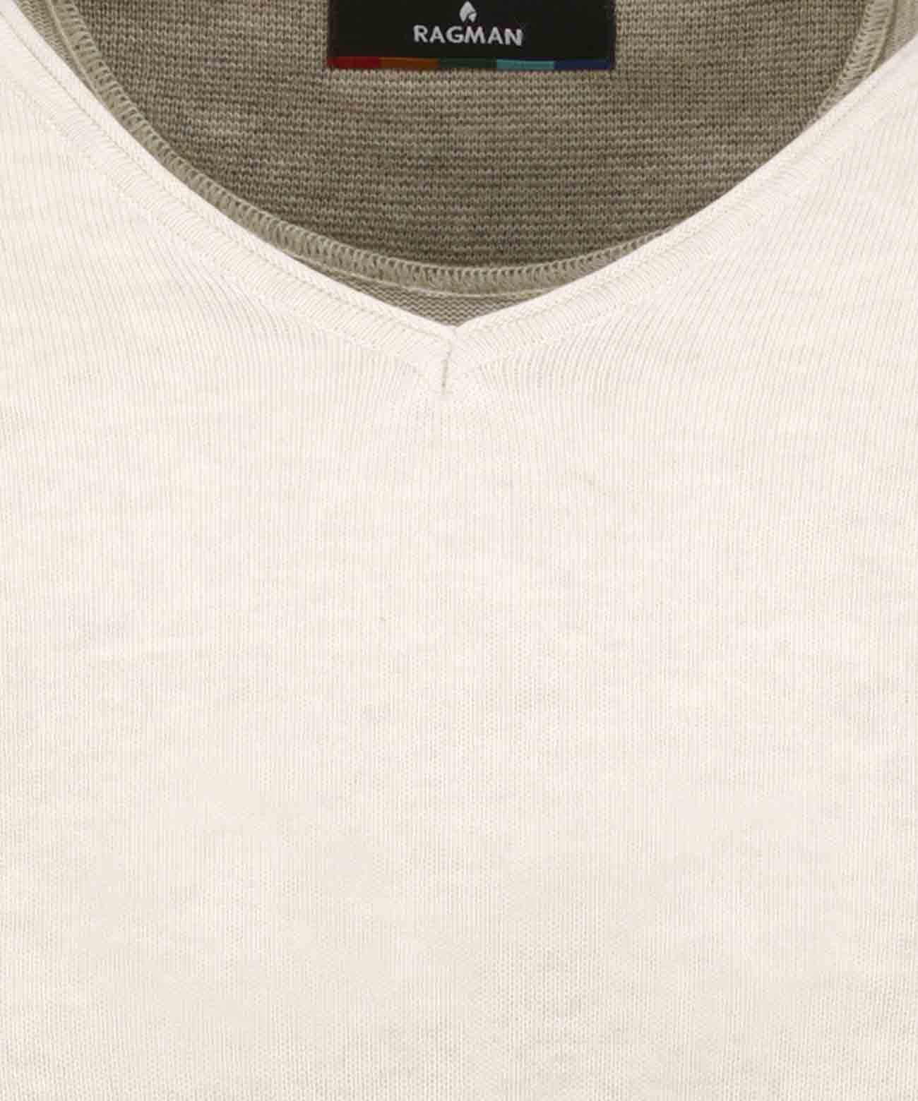 RAGMAN V-Ausschnitt-Pullover