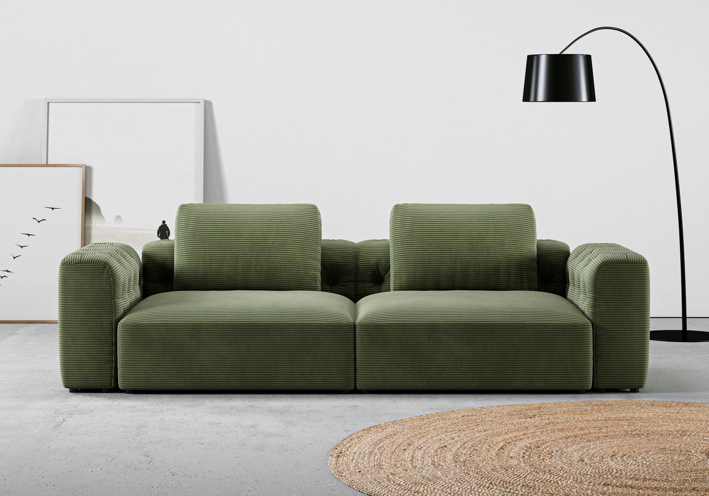 RAUM.ID 2,5-Sitzer "Cushid", Modulsofa, bestehend aus 2 Teilen, Breite 268 günstig online kaufen