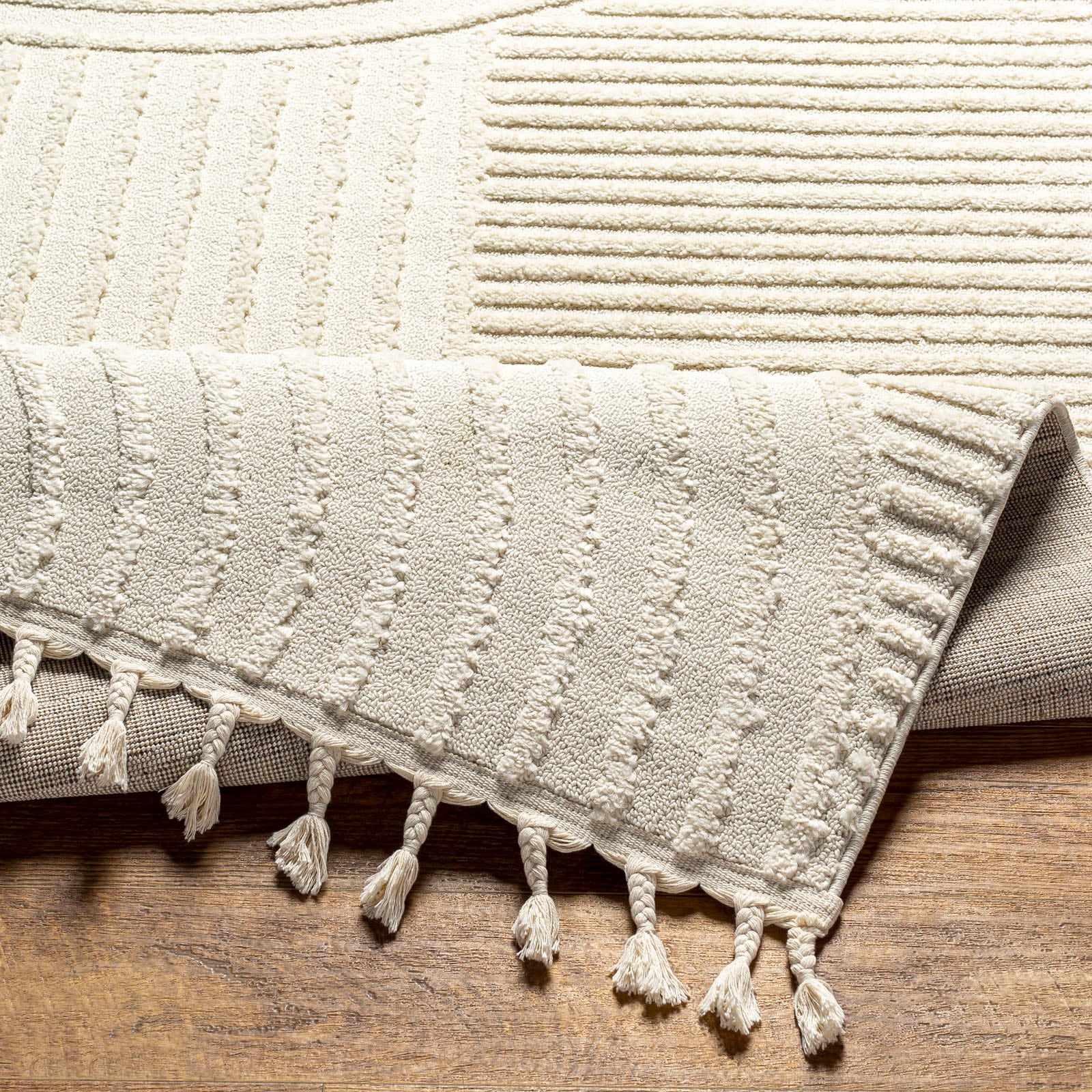 Livabliss Teppich »ZAMBIA«, rechteckig, 19 mm Höhe, Skandi Design, Modern Boho Kurzflor Wohnzimmerteppich, Schlafzimmer