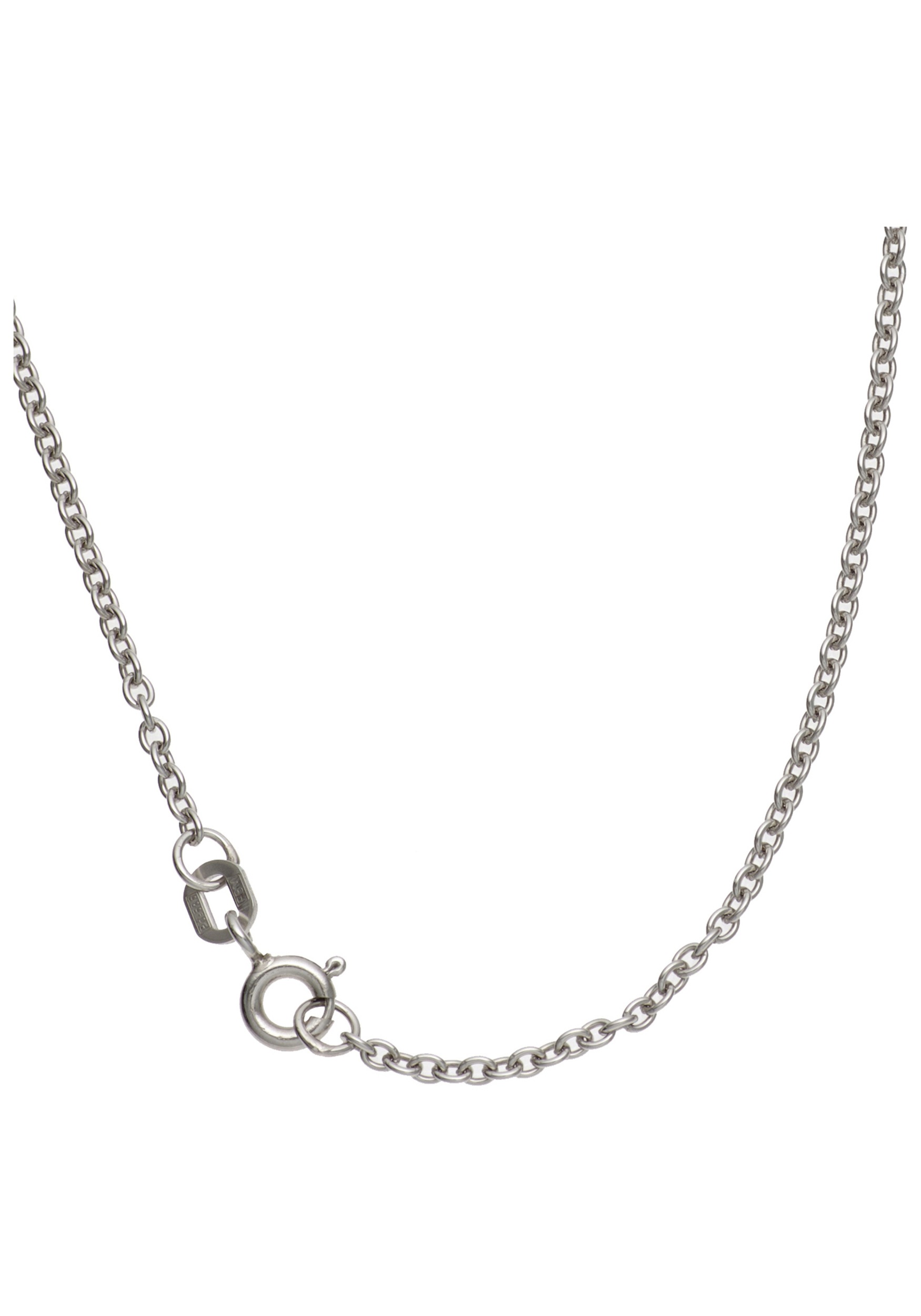 JOBO Goldkette, Ankerkette 333 Weißgold 50 cm 1,6 mm