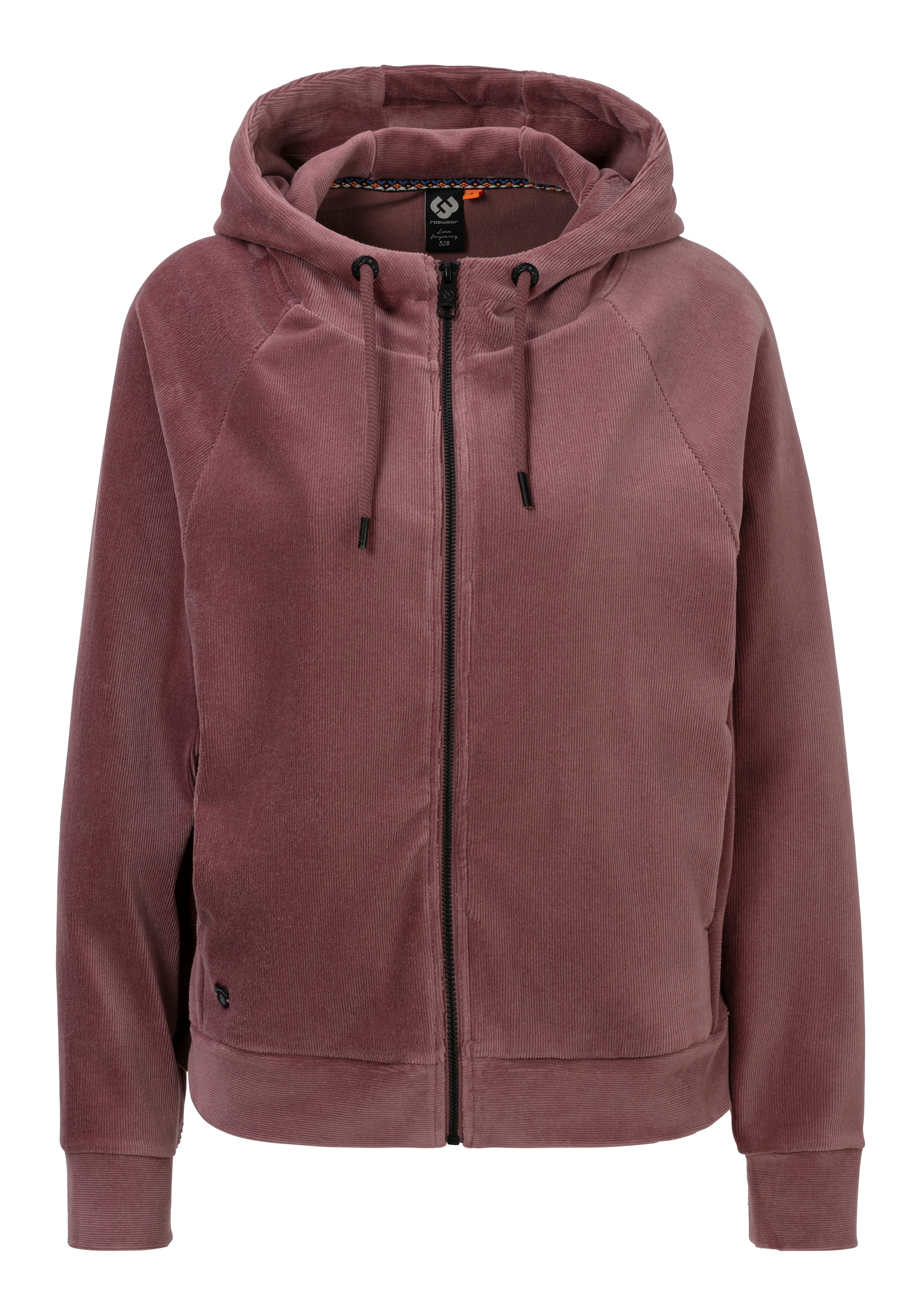 Ragwear Kapuzensweatjacke "CORDULY", weiche Nickiware