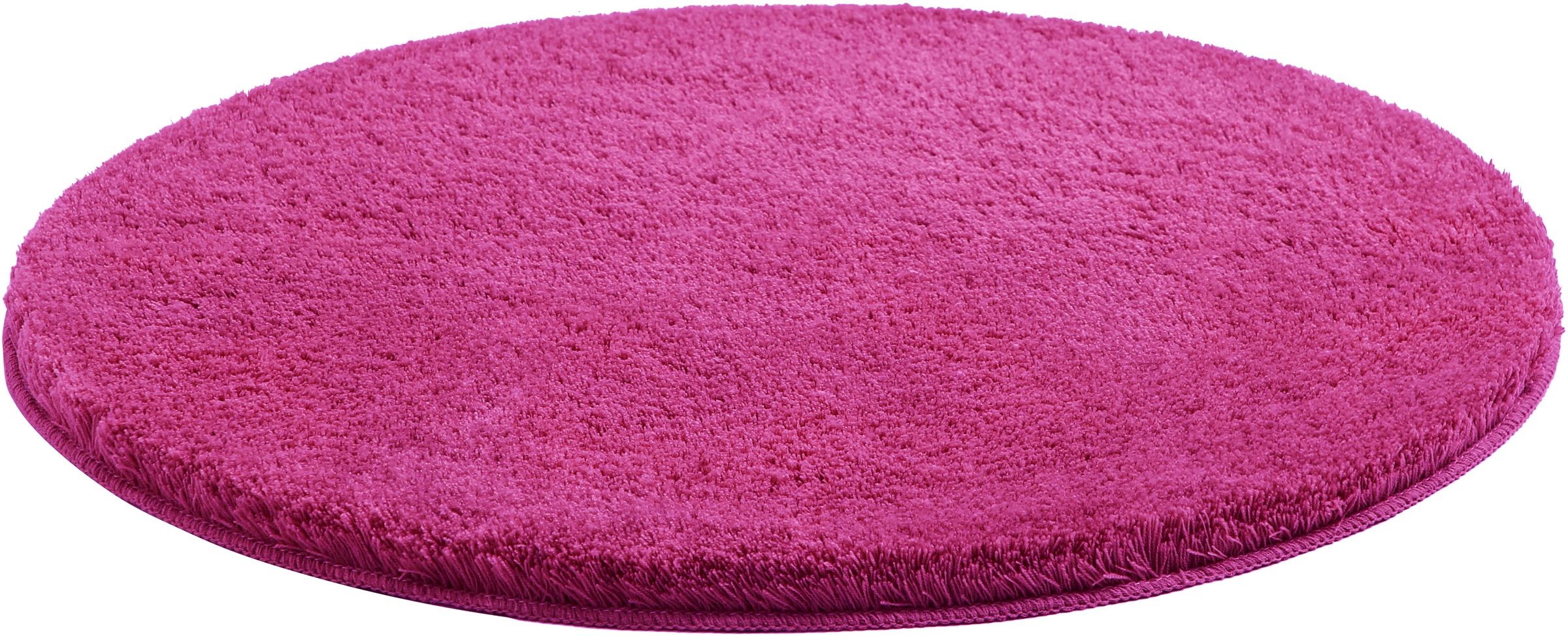 my home Badematte »Merida, Badvorleger, Badezimmer Teppich«, rutschhemmend beschichtet, fußbodenheizungsgeeignet-schnell trocknend-strapazierfähig, Badteppich, Uni Farben, rechteckig, rund & als 2-tlg. Set erhältlich