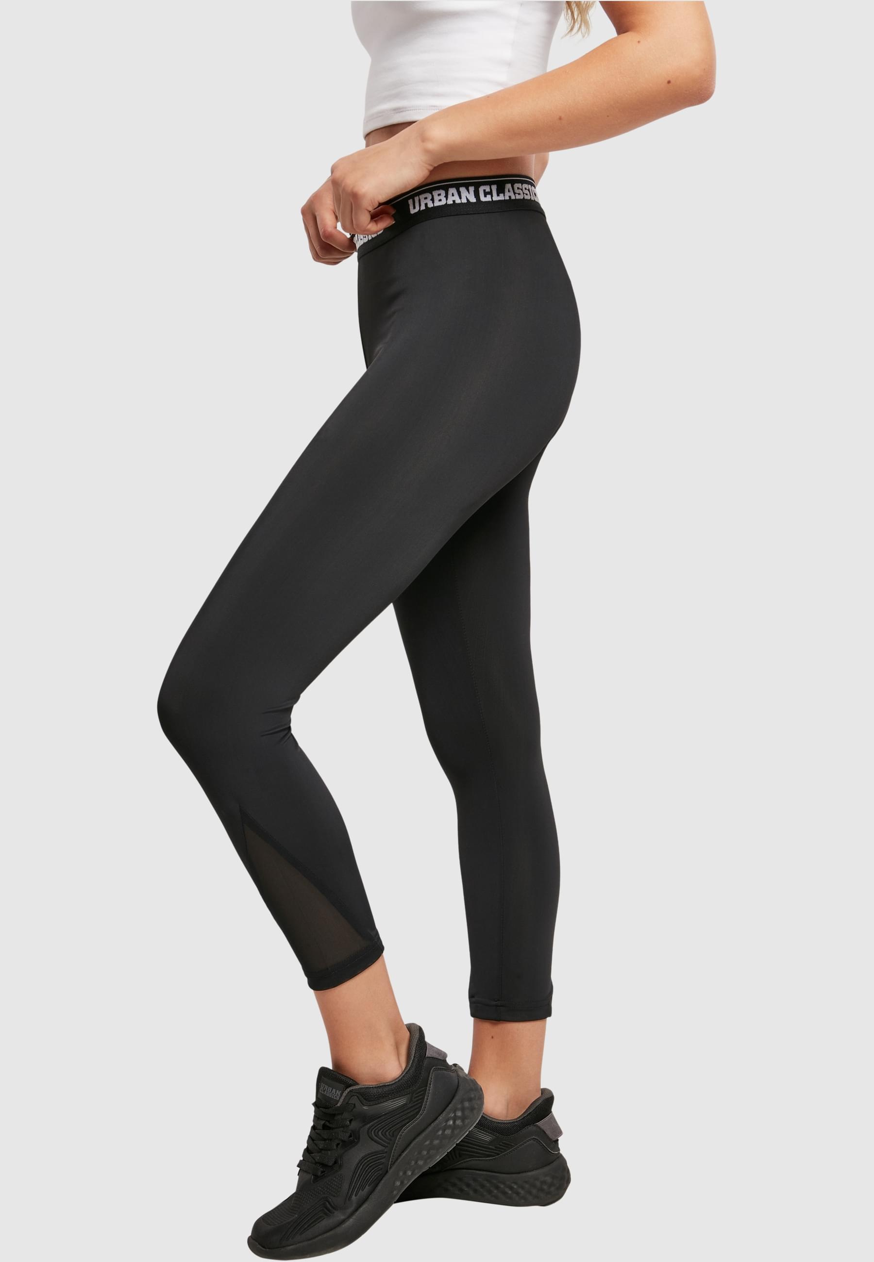 URBAN CLASSICS Leggings »Urban Classics Damen Ladies Tech Mesh Pedal Pusher Leggings«, (1 tlg.)